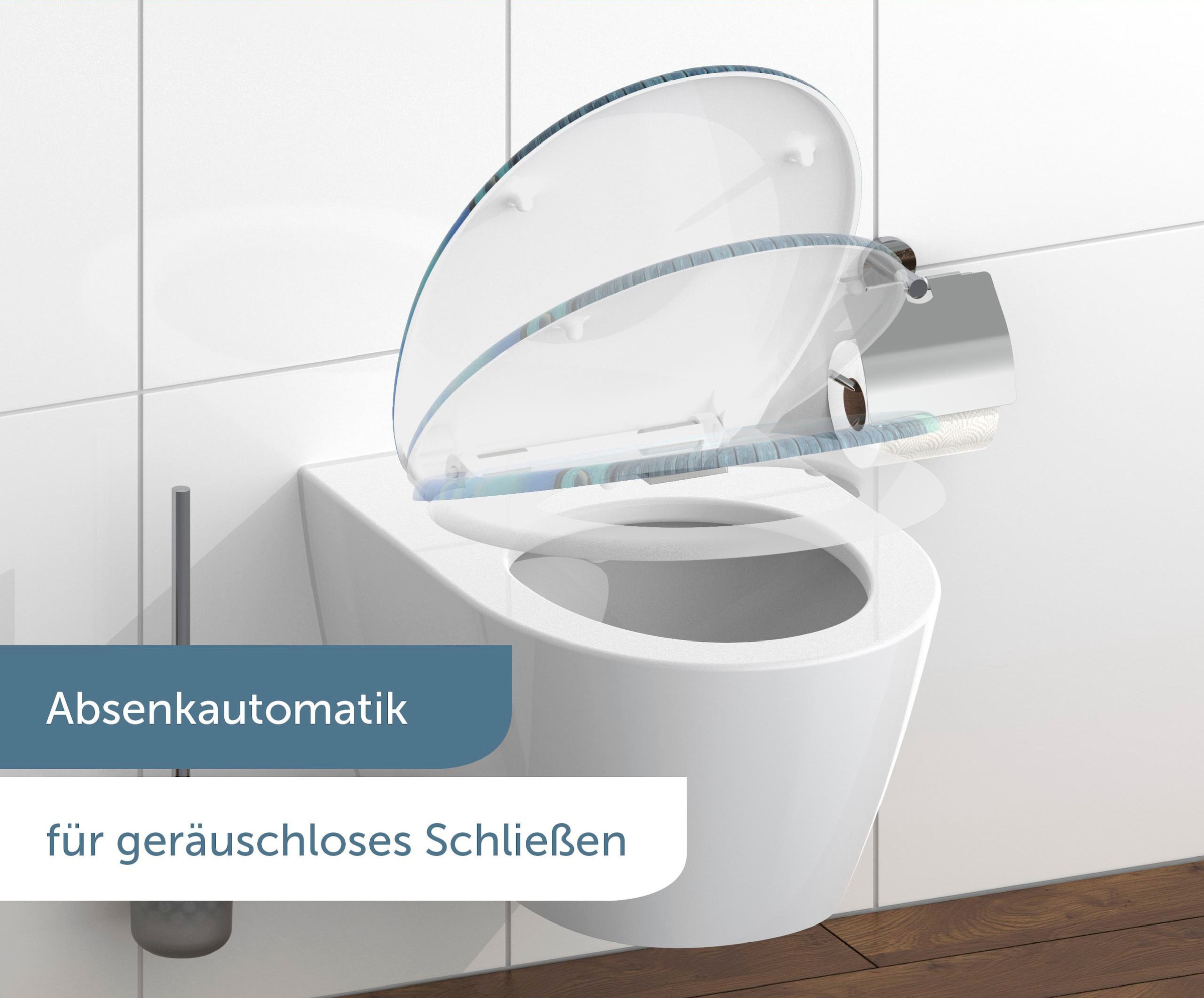 Schütte WC-Sitz »Lighthouse« Duroplast, mit Absenkautomatik