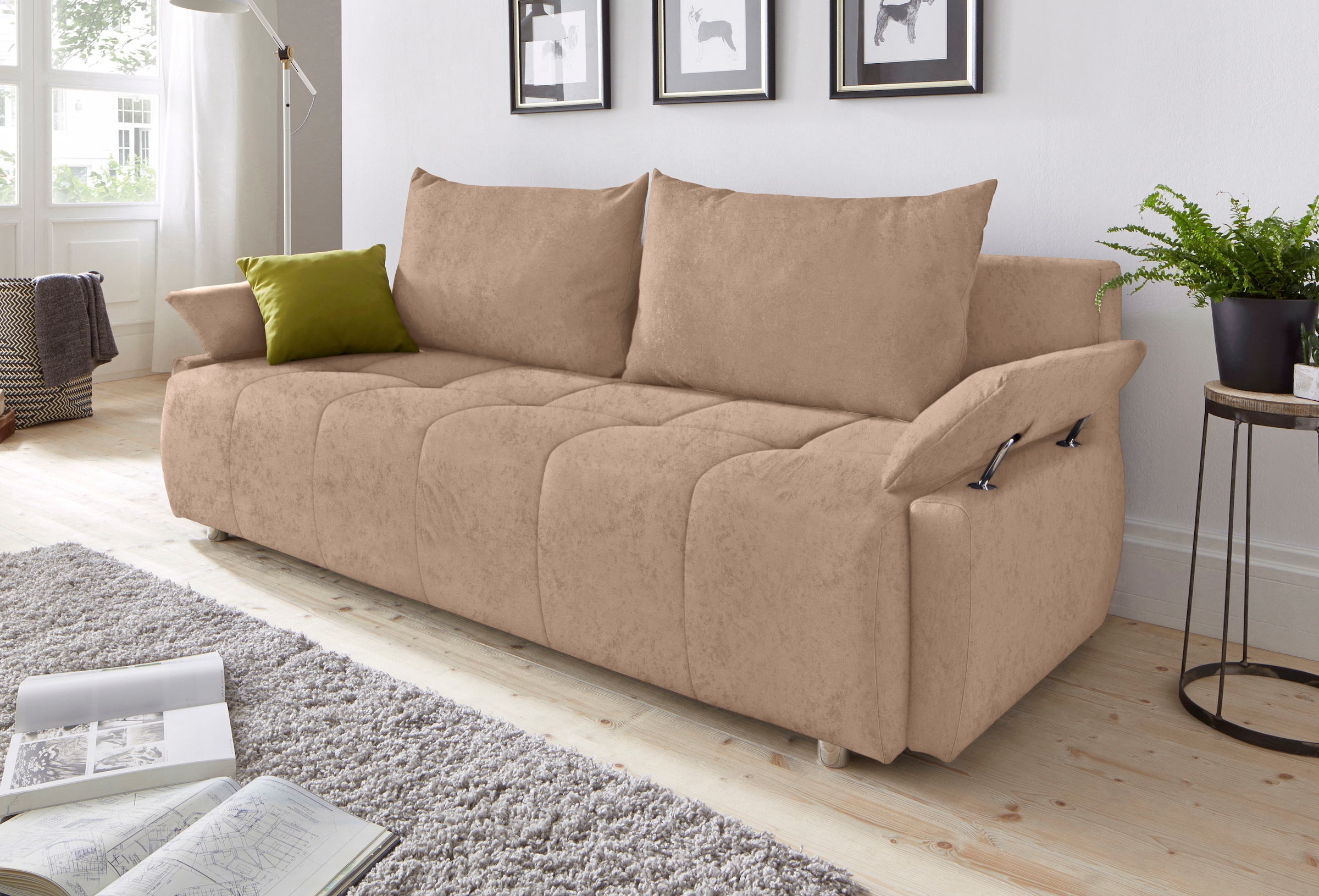 COLLECTION AB Schlafsofa ", 3-Sitzer, Funtastic" inkl. Bettfunktion, Bettka günstig online kaufen