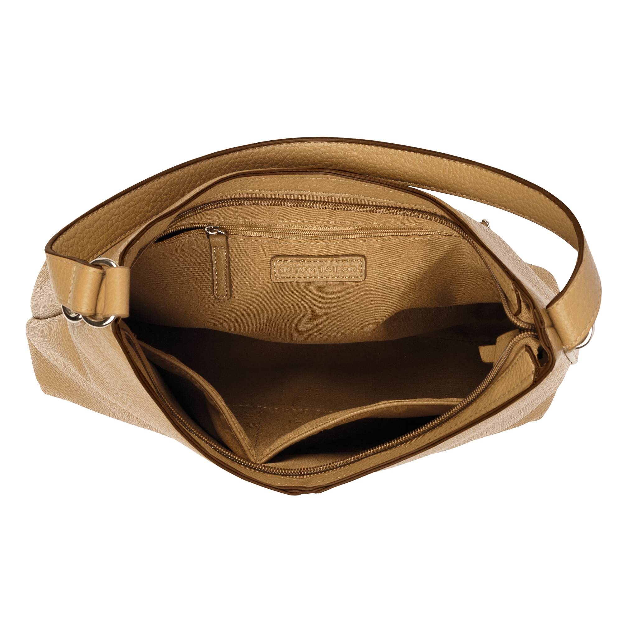 TOM TAILOR Hobo »Jema«, in trapezförmigen und klare Formen mit dezenten Farben