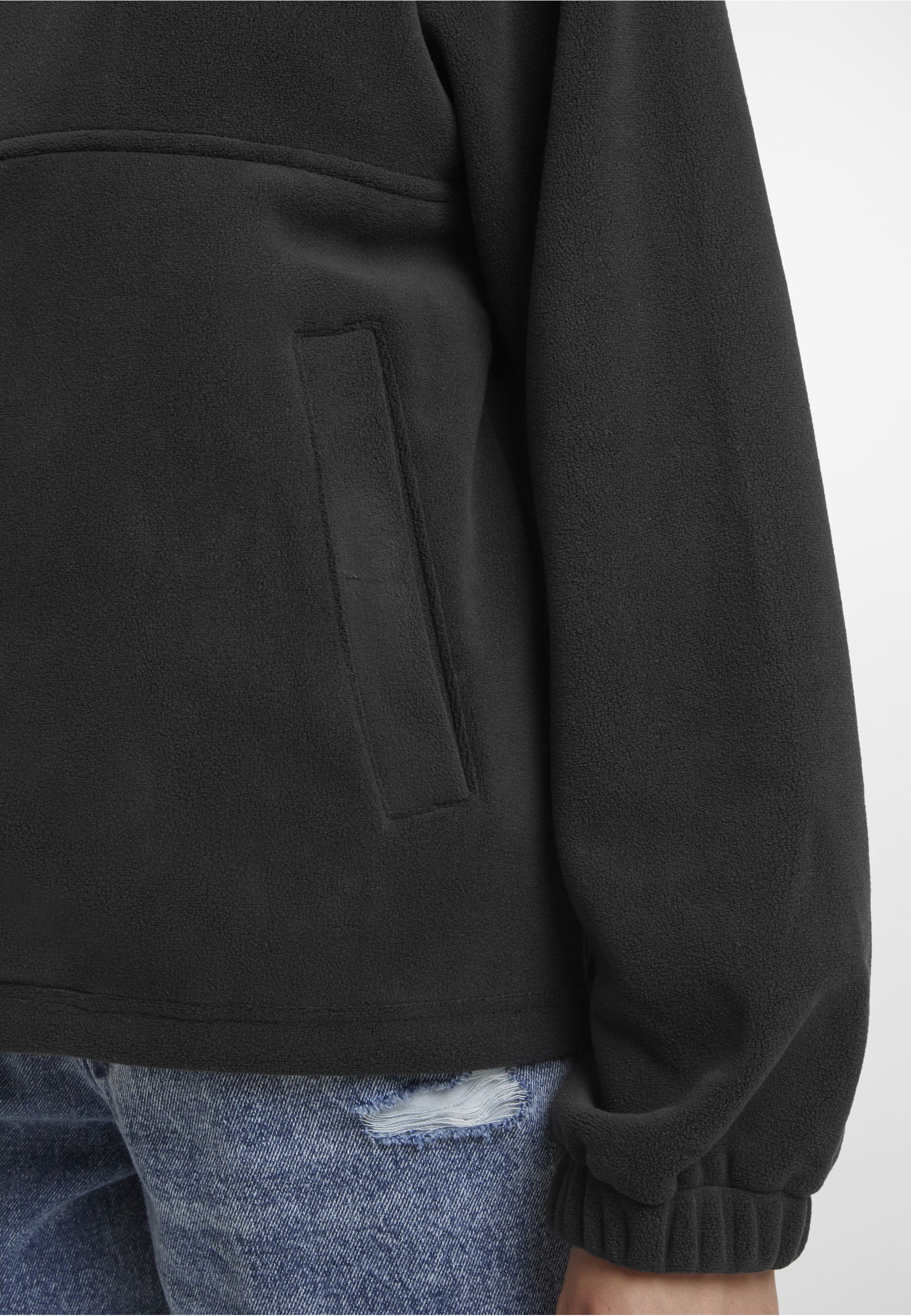 URBAN CLASSICS Allwetterjacke »Urban Classics Ladies Double Polarfleece Jacket« 1 Stk. tlg. ohne Kapuze