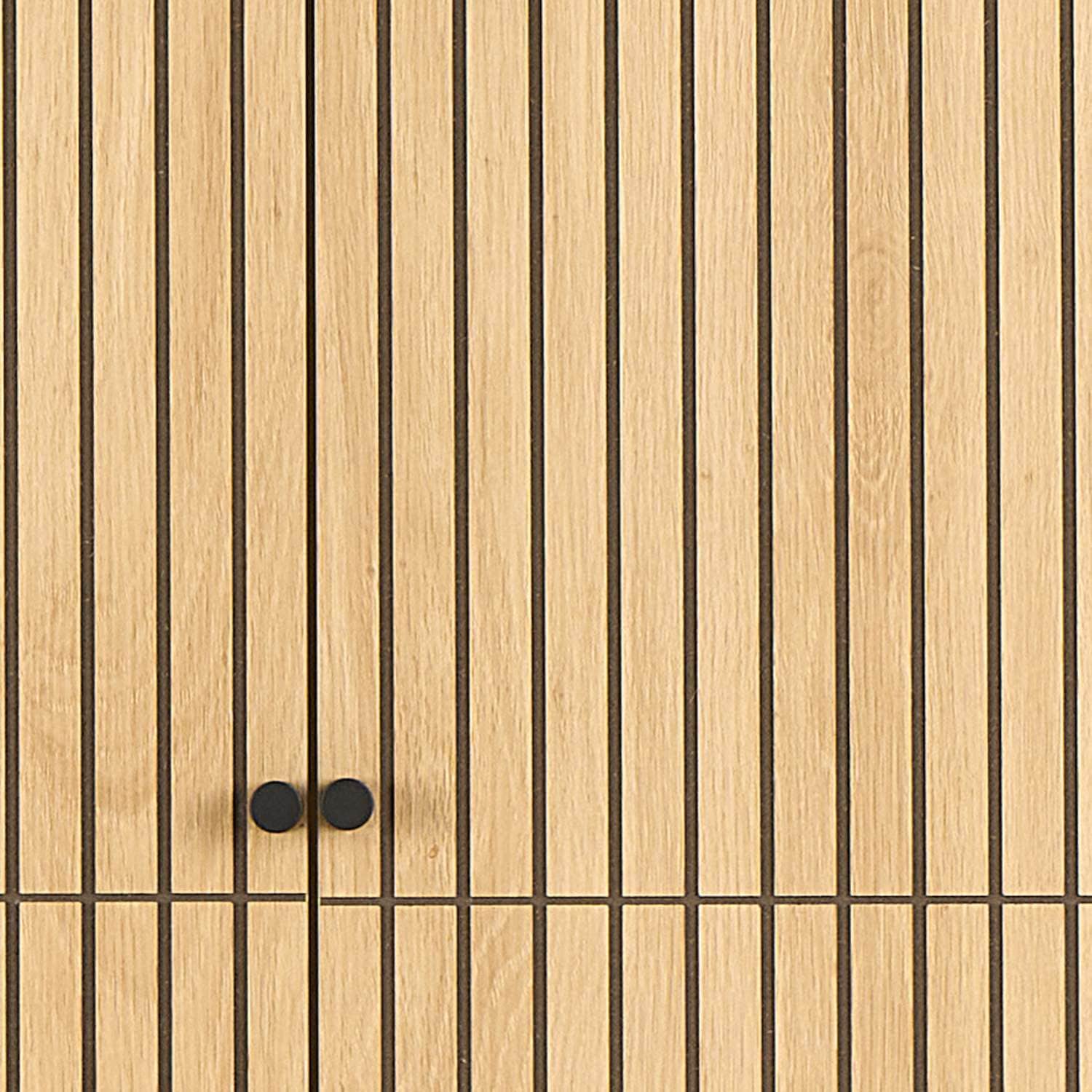 ACTONA GROUP Garderobenschrank »Albany«, Eiche-Optik, Lamellenfront, 4 Türen, 6 Einlegeböden; B: 99 cm