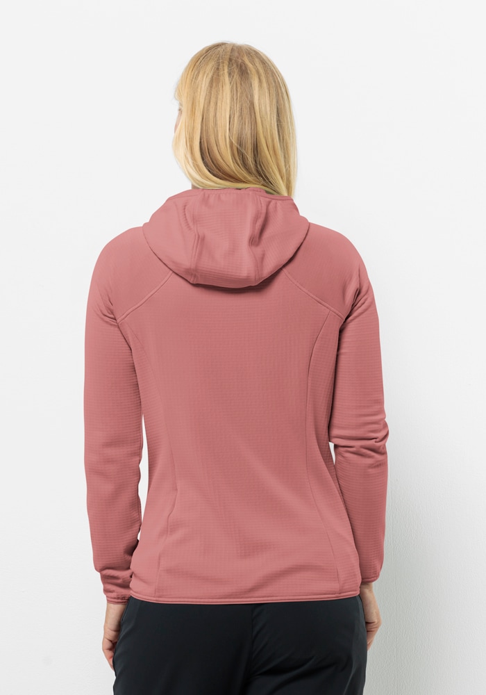Jack Wolfskin Fleecejacke »KOLBENBERG HOODED FZ W«, mit Kapuze