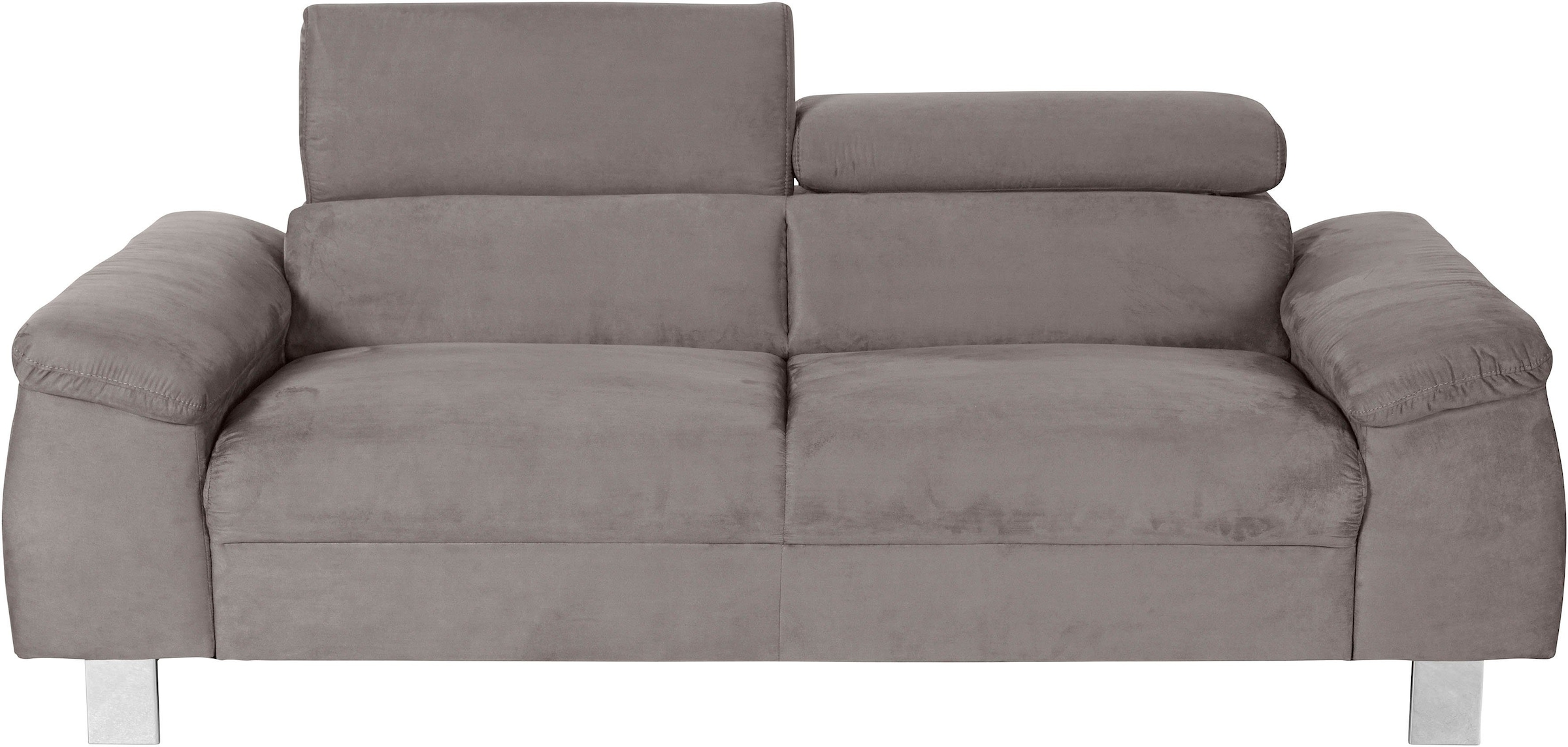 COTTA Polstergarnitur »Komaris, B: 193 bzw. 100 cm« Set,  Set: 3er-Sofa & Hocker, mit Kopfteilverstellung