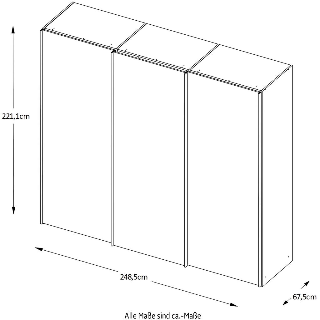 STAUD Schwebetürenschrank »Sinfonie Plus«