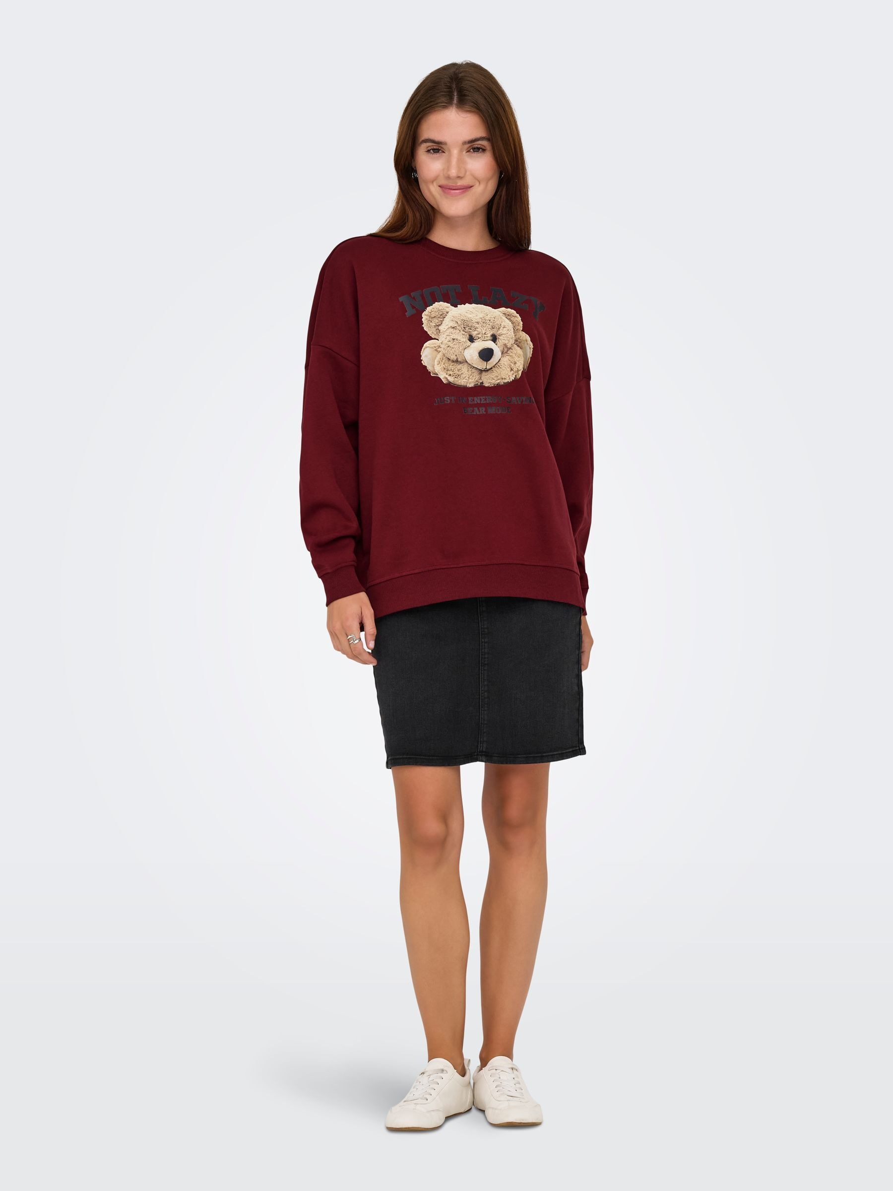 Thumbnail - ONLY Sweatshirt "ONLBILA L/S BEAR O-NECK SWT"