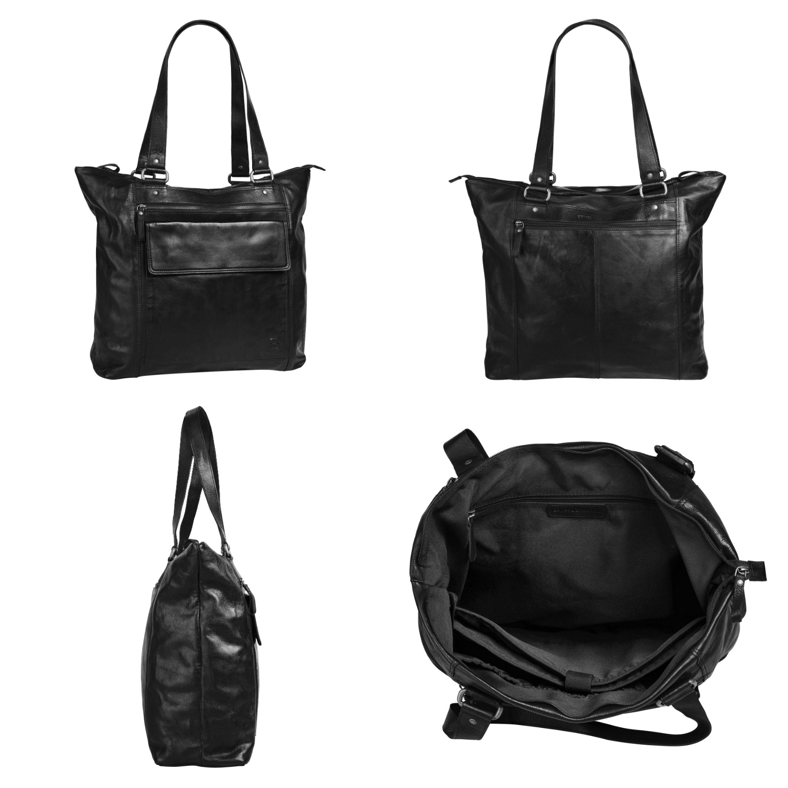 Spikes & Sparrow Shopper, echt Leder