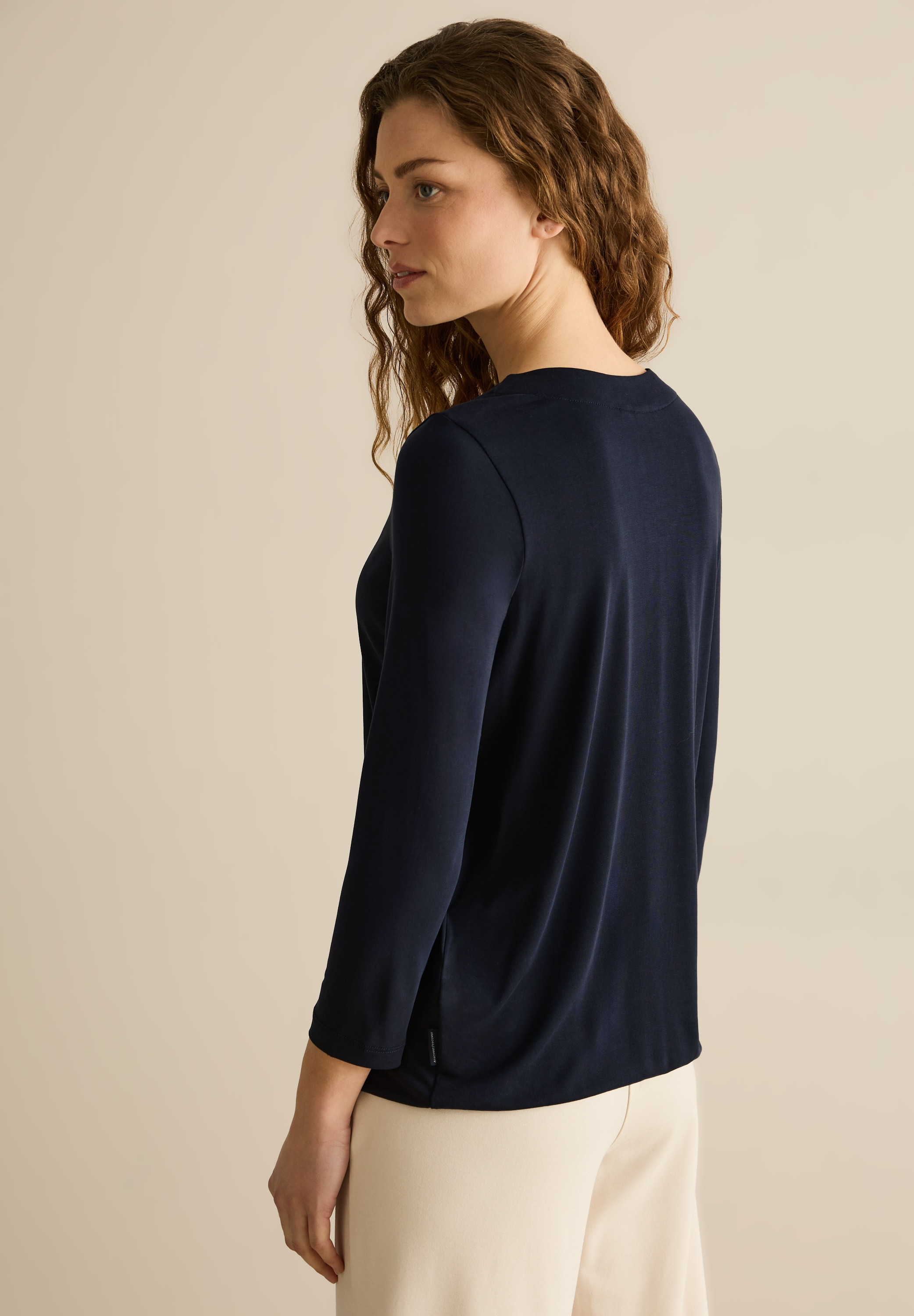 Cecil 3/4-Arm-Shirt, mit 3/4 Ärmeln