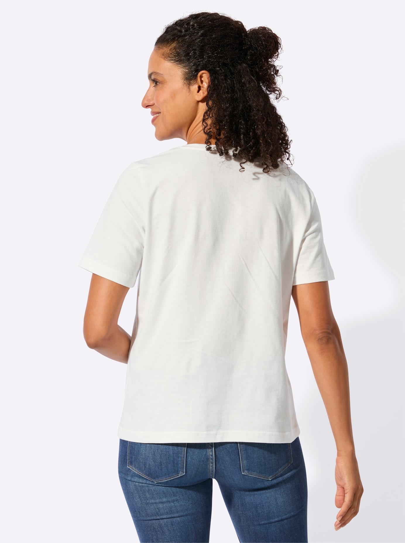 Inspirationen Rundhalsshirt "Kurzarm-Shirt" 1 tlg. günstig online kaufen