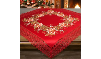 Jacquard, Weihnachten«, Elegance, | Rechnung Tischdecke Christmas (1 St.) APELT auf Weihnachtsdeko, »2607 BAUR