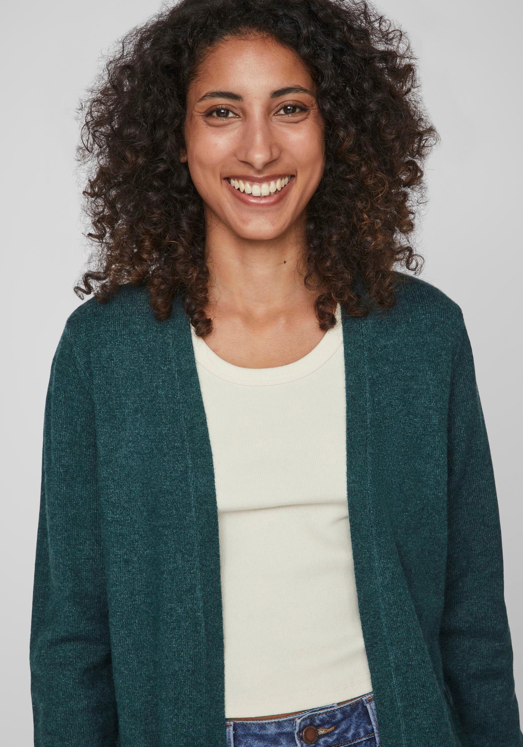 Vila Strickjacke "VIRIL OPEN L/S KNIT CARDIGAN - NOOS" günstig online kaufen