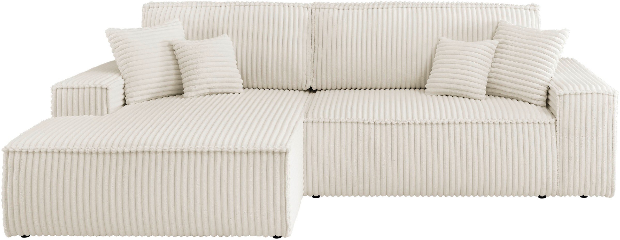 OTTO home Ecksofa "FINNLEY, L-Form 257 cm, Schlafsofa" mit Bettkasten, in B günstig online kaufen