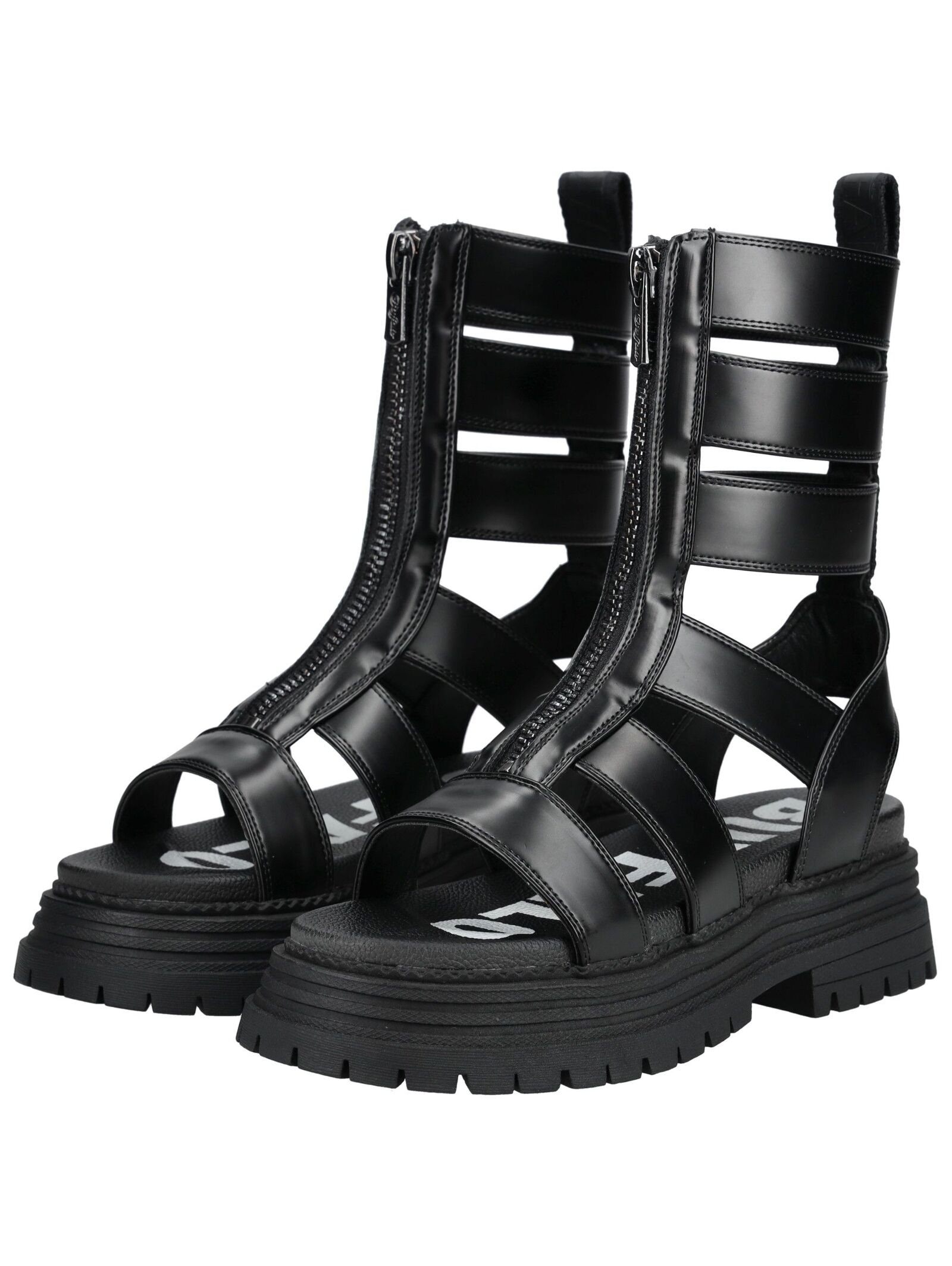 Buffalo Schaftsandalette »Buffalo Sandalen Lederimitat«