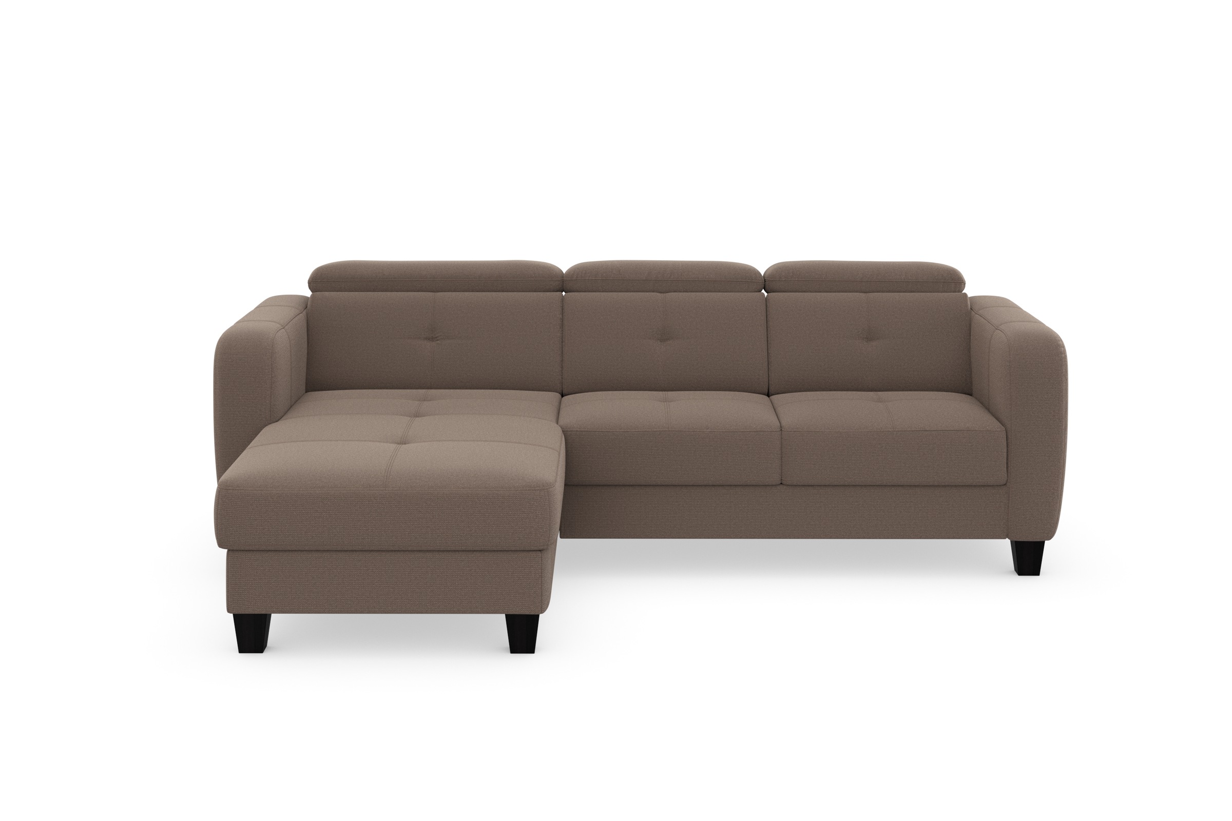 sit&more Ecksofa "Belluci L-Form", inklusive Federkern, wahlweise mit Bettf günstig online kaufen