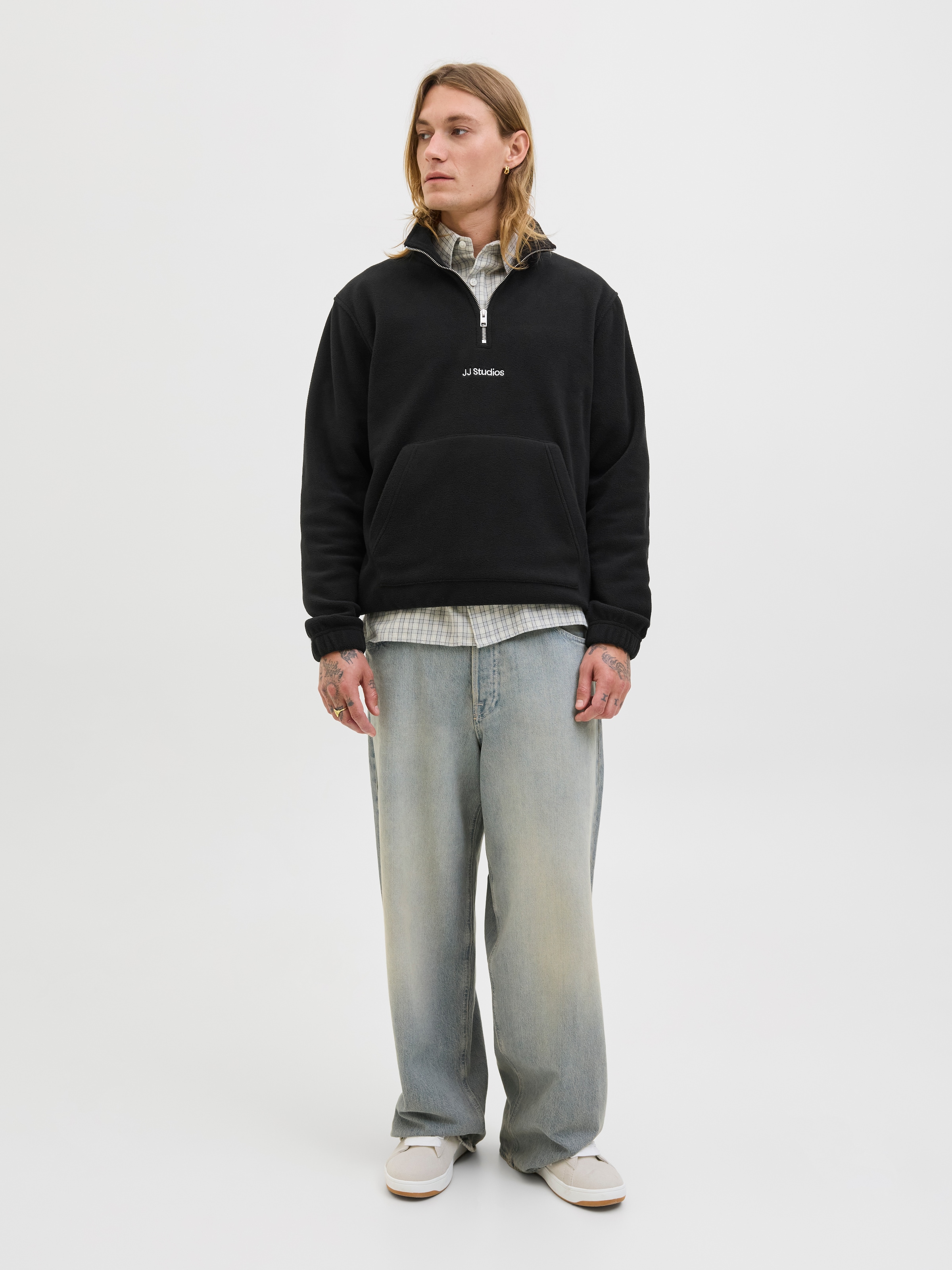 Jack & Jones Sweatshirt »JJSOHO HALFZIP FLEECE«