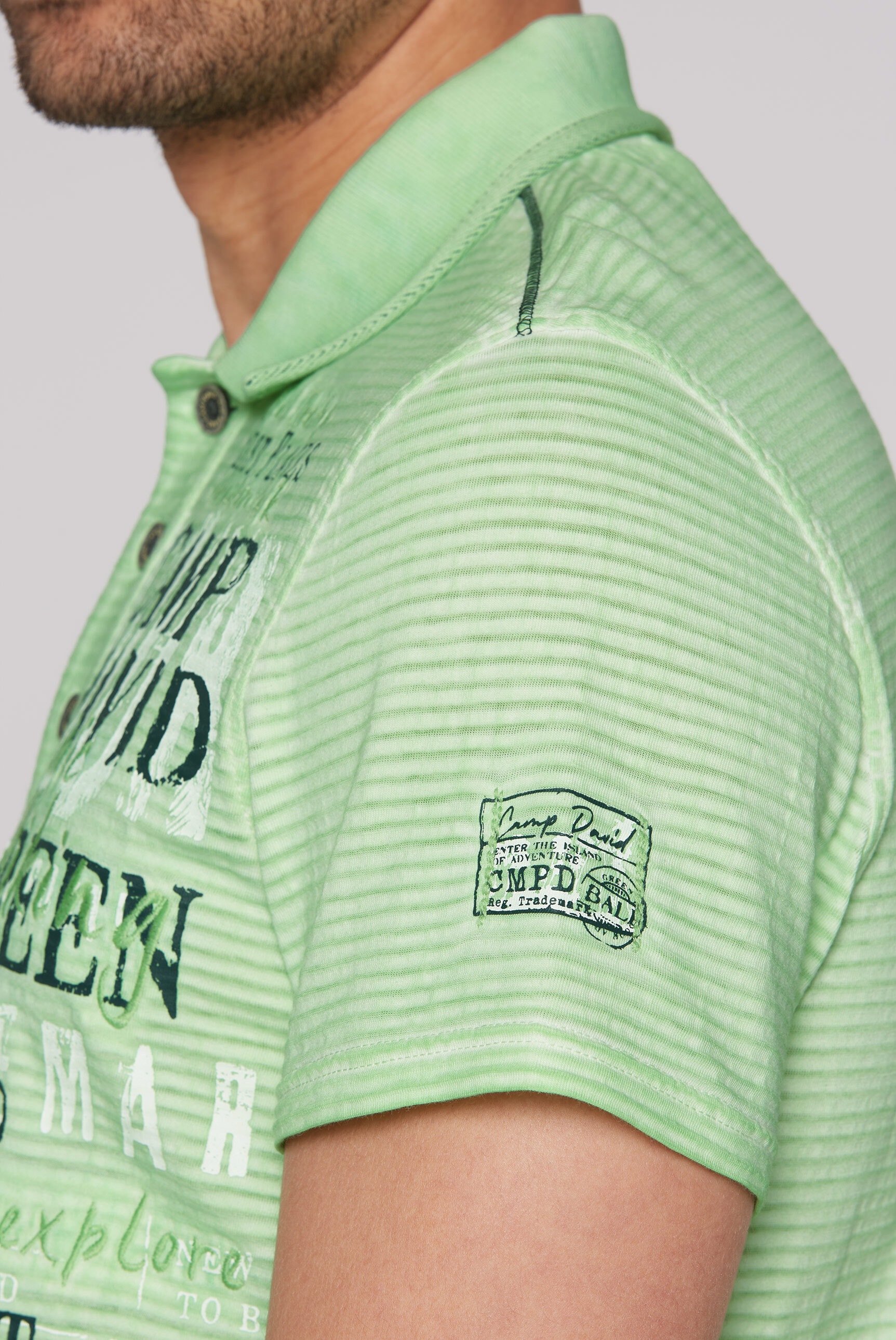 CAMP DAVID Poloshirt, aus Baumwolle