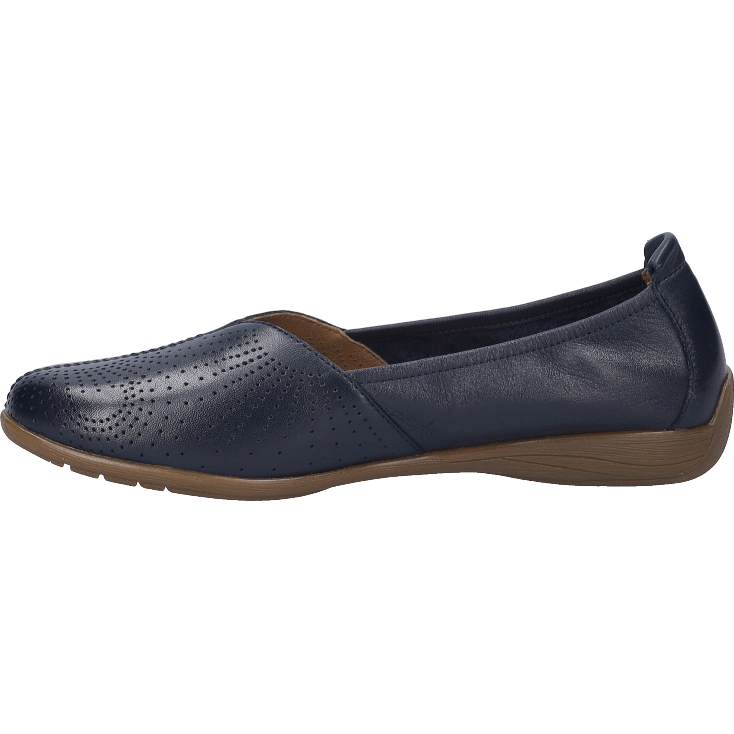 Ballerina JOSEF SEIBEL "Fenja 29, indigo", Damen, Gr. 39, blau (indigo), Obermaterial: 100% Rindsleder Leather cow., Schuhe Ballerina 2