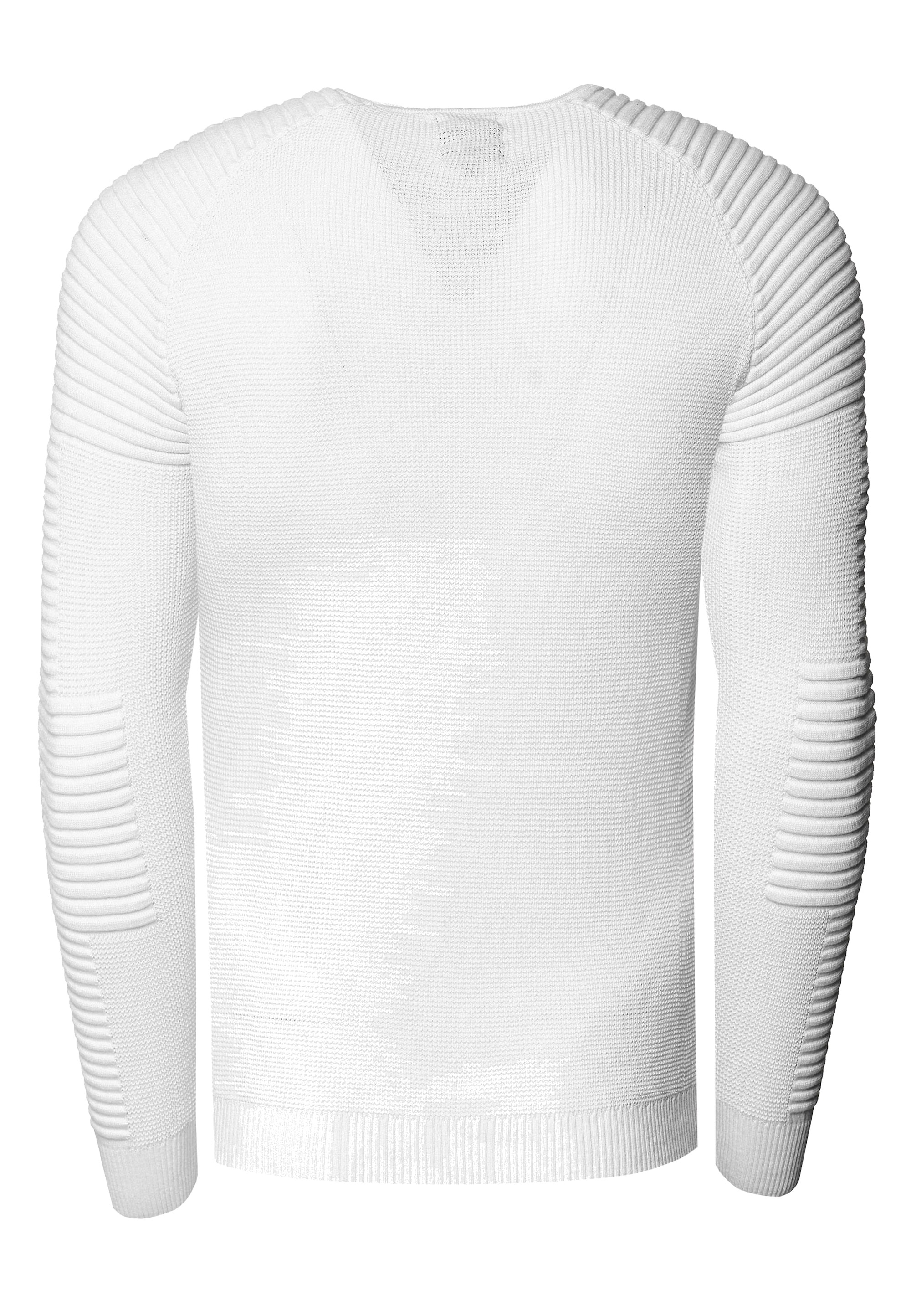 Rusty Neal Strickpullover mit modernem Rundhalsausschnitt