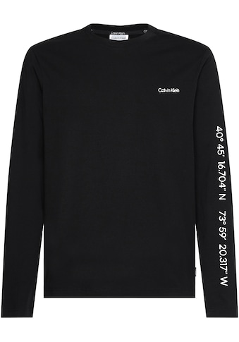 Calvin Klein Langarmshirt »LOGO COORDINATES« kaufen