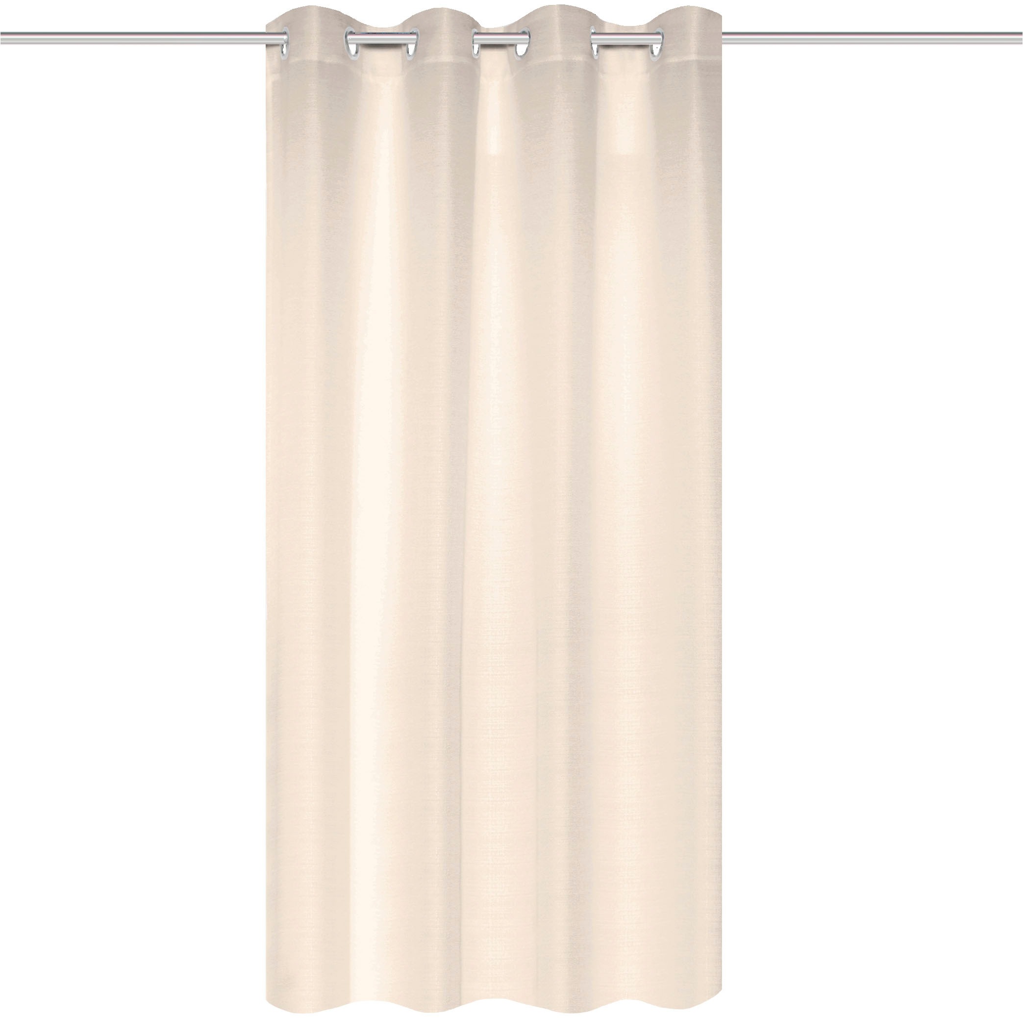 Home Basics Vorhang "BENOGA" Ösen 1 Stk. tlg. Ösenschal, Uni, Dekostruktur günstig online kaufen