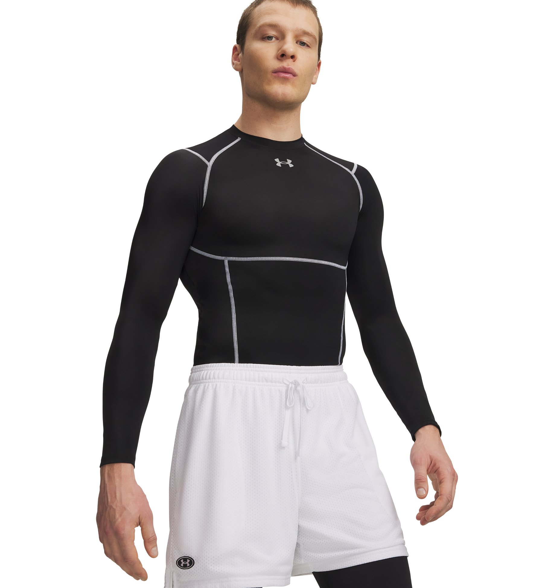 Under Armour Trainingsshirt "UA HG ELITE COMP LS" langärmlig, für Fitness, aus HeatGear-Material, mit 4-Wege-Stretch