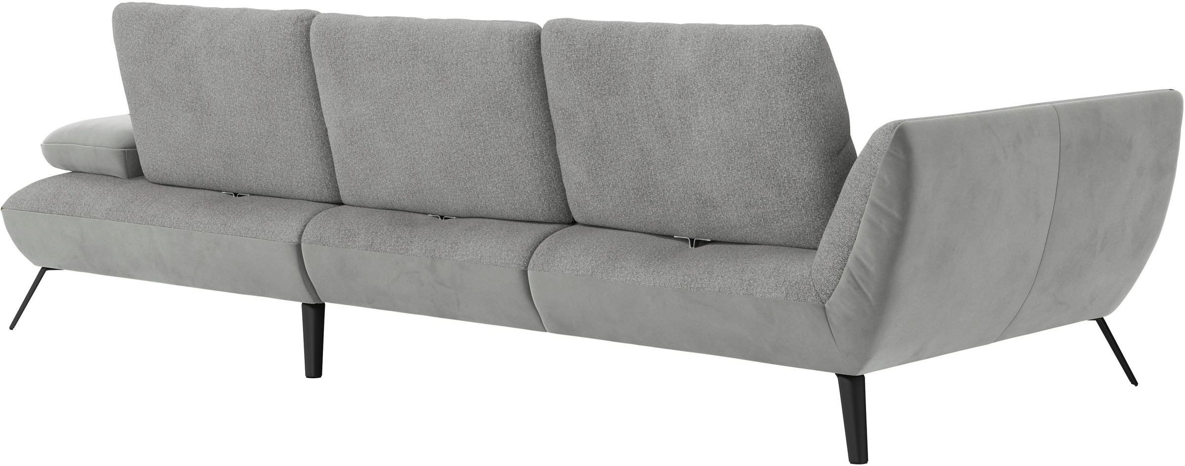 Places of Style Ecksofa »Mikado L-Form«, inkl. Sitztiefenverstellung und Armteilverstellung