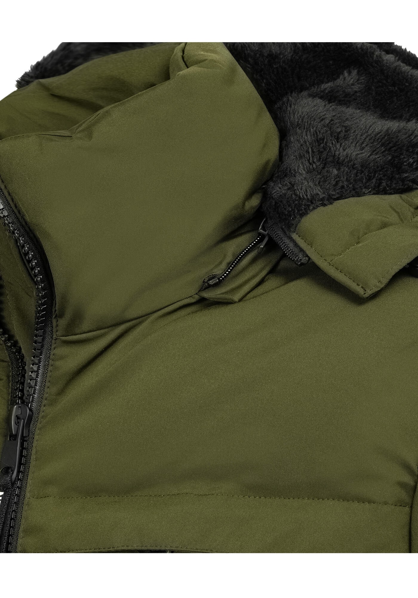 Arctic Seven Winterjacke »ASNorwiig«, mit warmem Teddyfell und abnehmbarer Kapuze
