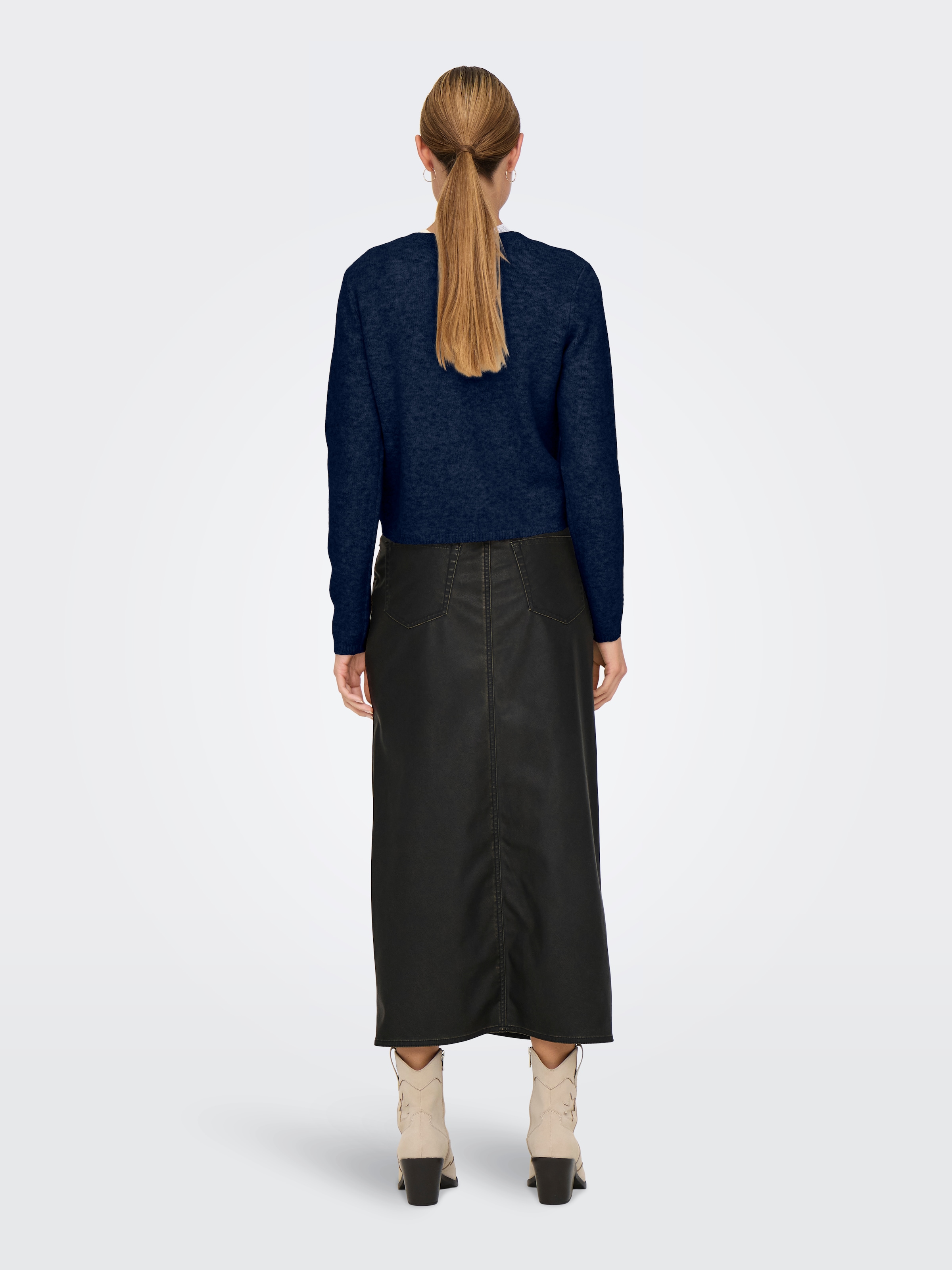 JDY Strickjacke »JDYCHLOE LIFE L/S CARDIGAN KNT NOOS« Materialmix