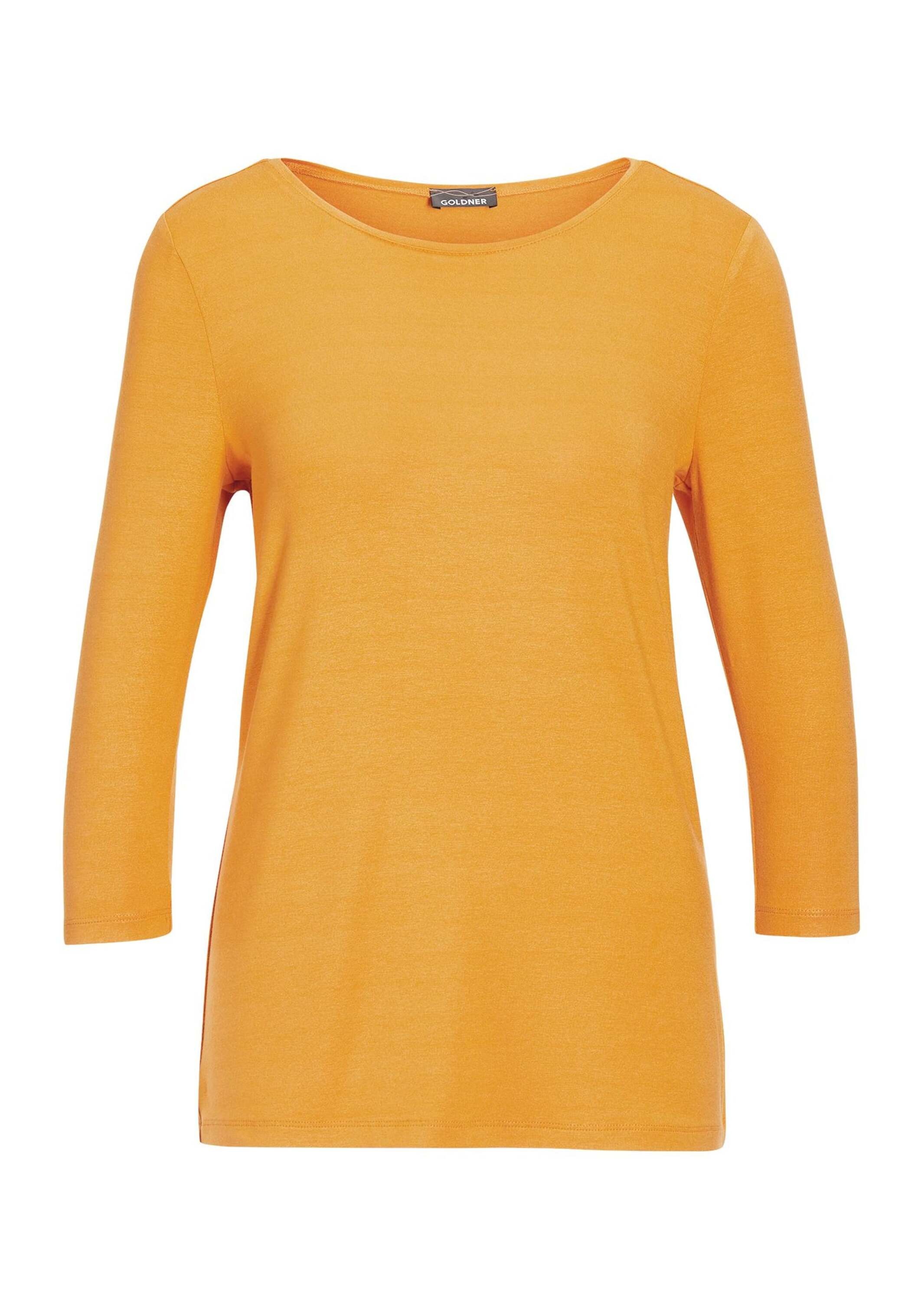 GOLDNER 3/4-Arm-Shirt "Kurzgröße Trageangenehmes Stretch-Viskoseshirt" Ohne günstig online kaufen