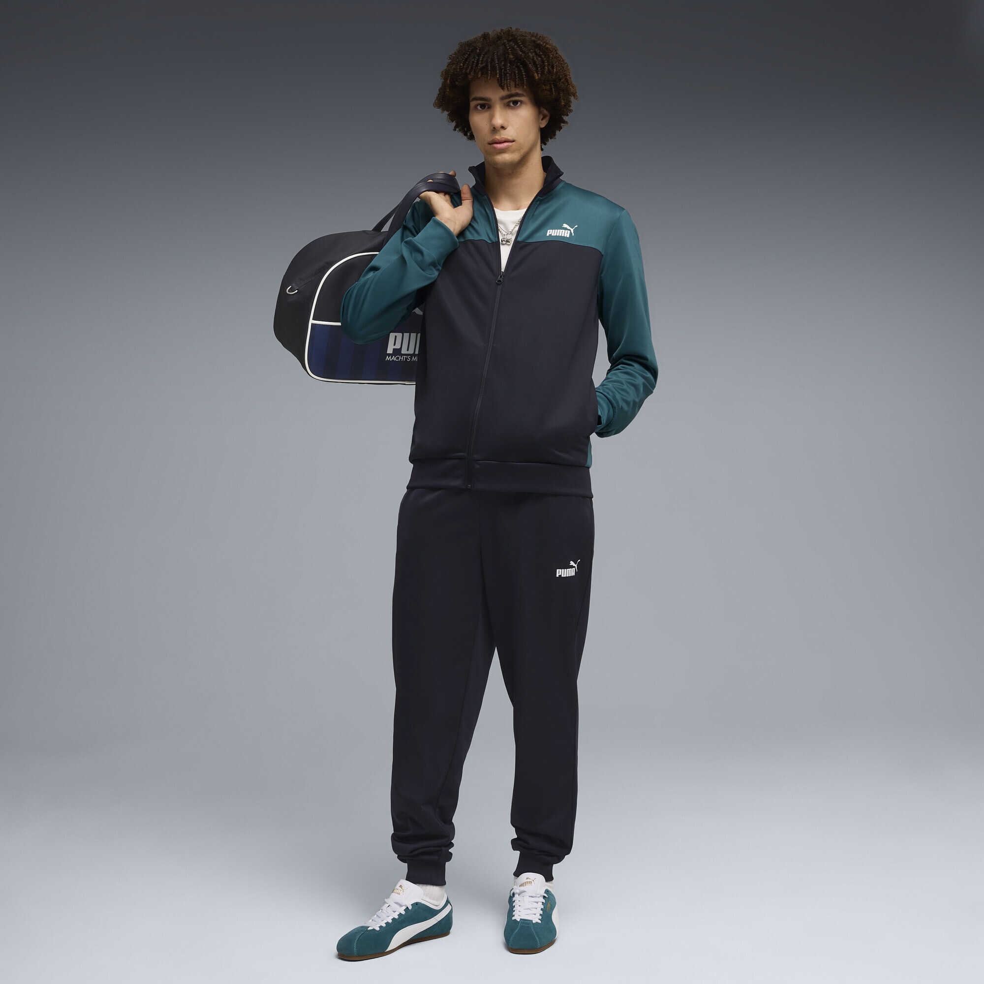 PUMA Jogginganzug "Colourblock Trainingsanzug Herren" günstig online kaufen