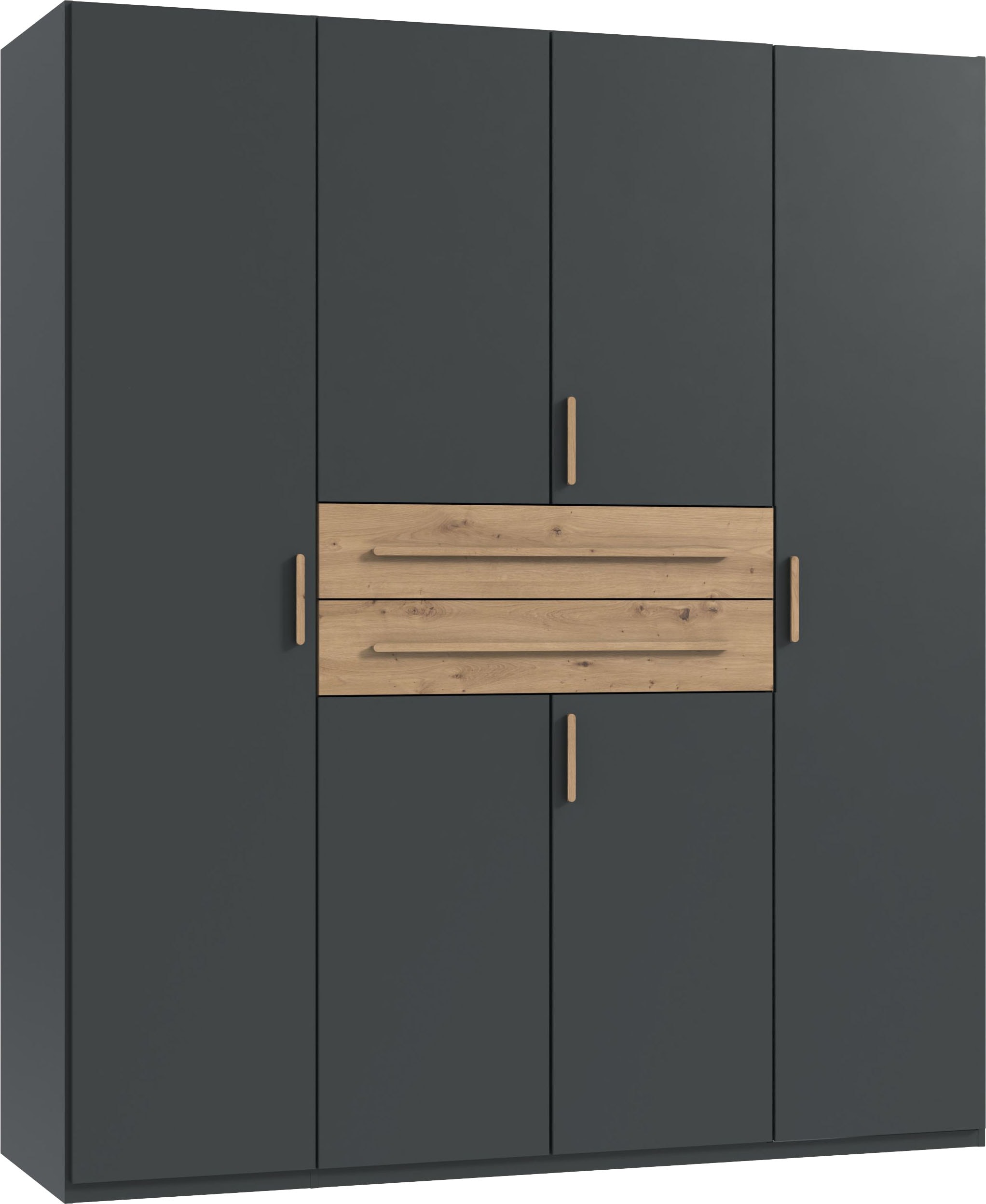 Wimex Drehtürenschrank "Digit, erhältlich in den Breiten 180cm, 225cm oder 270cm" Schlafzimmer Schrank Bestseller in moderner Optik, Kleiderschrank inkl. zwei Schubkästen in zentraler Höhe