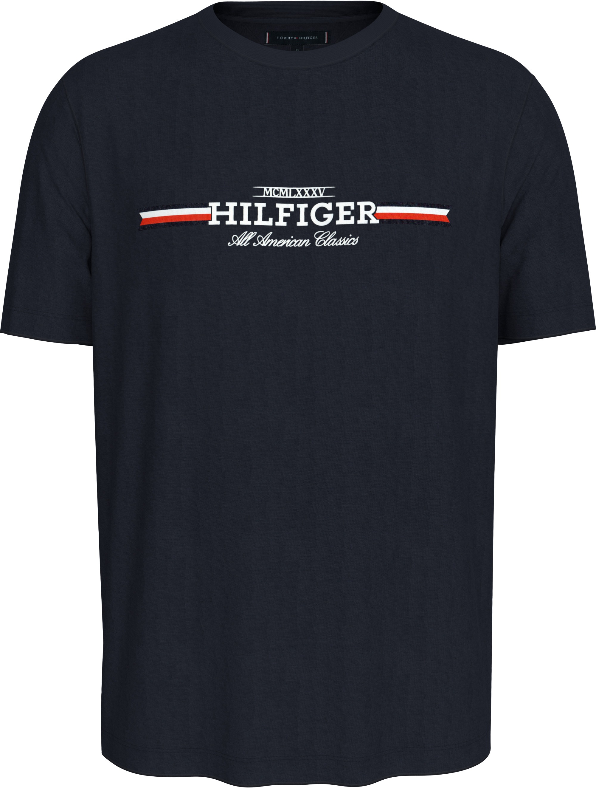 Tommy Hilfiger Rundhalsshirt »HILFIGER CHEST STRIPE TEE«