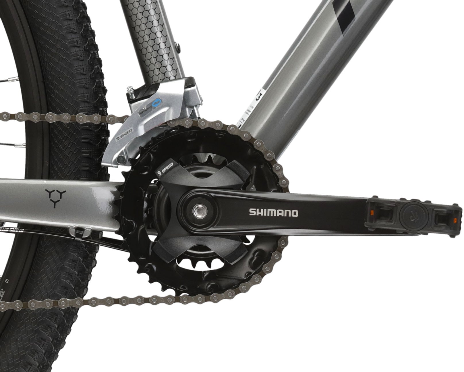 Kross Mountainbike »KROSS MTB Hardtail Hexagon 3.0 29" grau«, 16 Gang, Shimano, ACERA M3020 Schaltwerk, Kettenschaltung