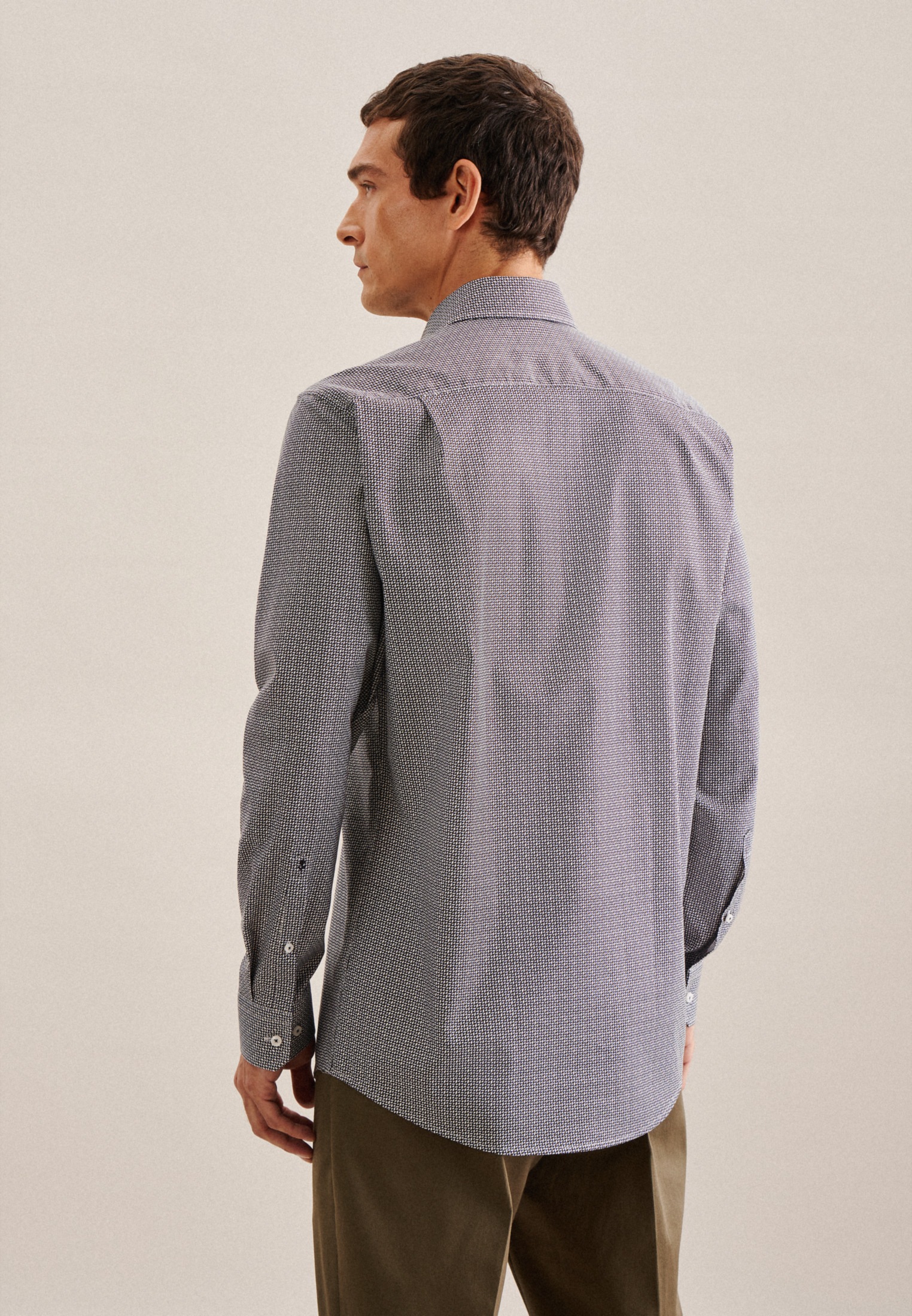 seidensticker Businesshemd "Regular" Regular 1/1 Kentkragen Druck günstig online kaufen