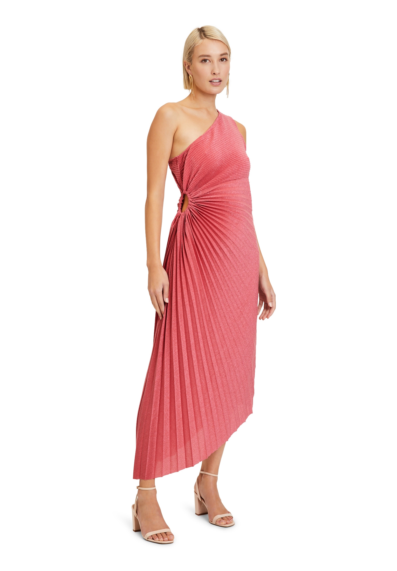Vera Mont Abendkleid "Vera Mont Damen Abendkleid im Glitzer-Look", Plissee günstig online kaufen