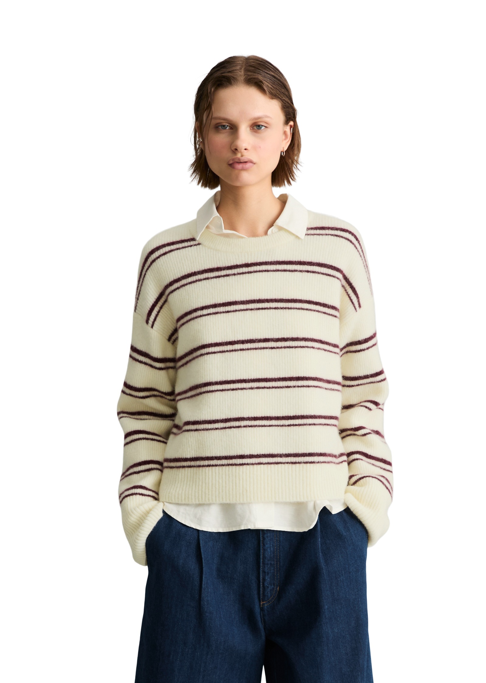 Marc OPolo DENIM Strickpullover "aus kuscheligem Alpakawolle-Mix"