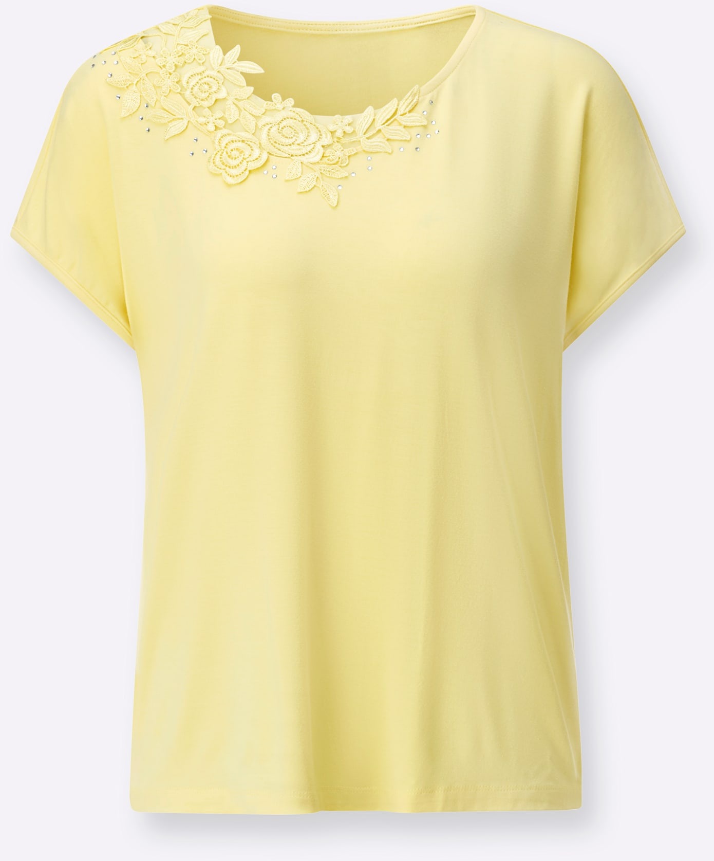 Thumbnail - creation L Rundhalsshirt "Modal-Mix-Shirt" 1 tlg.