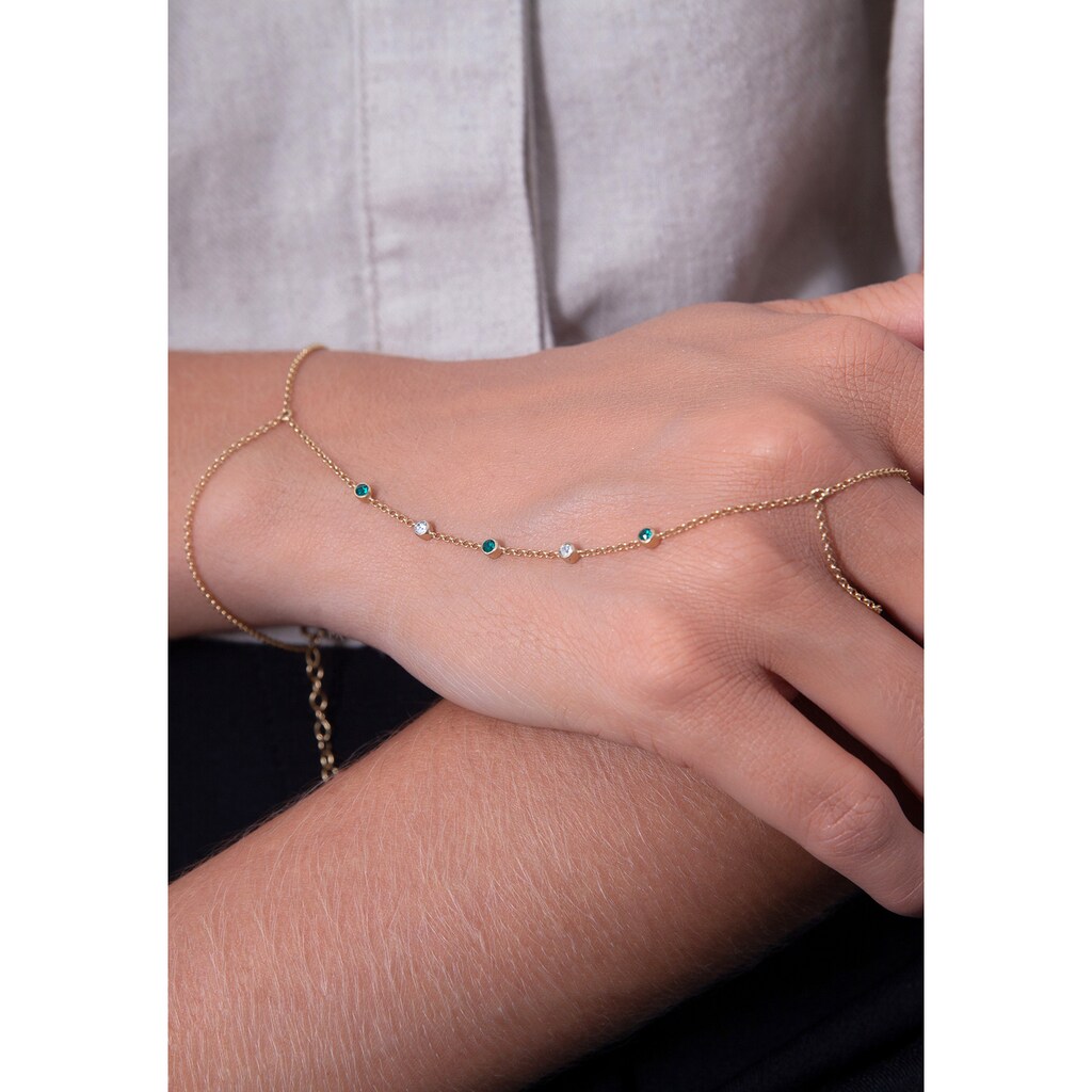 Elli Armkette »Hand Chain Handkette Armband 925 Silber«