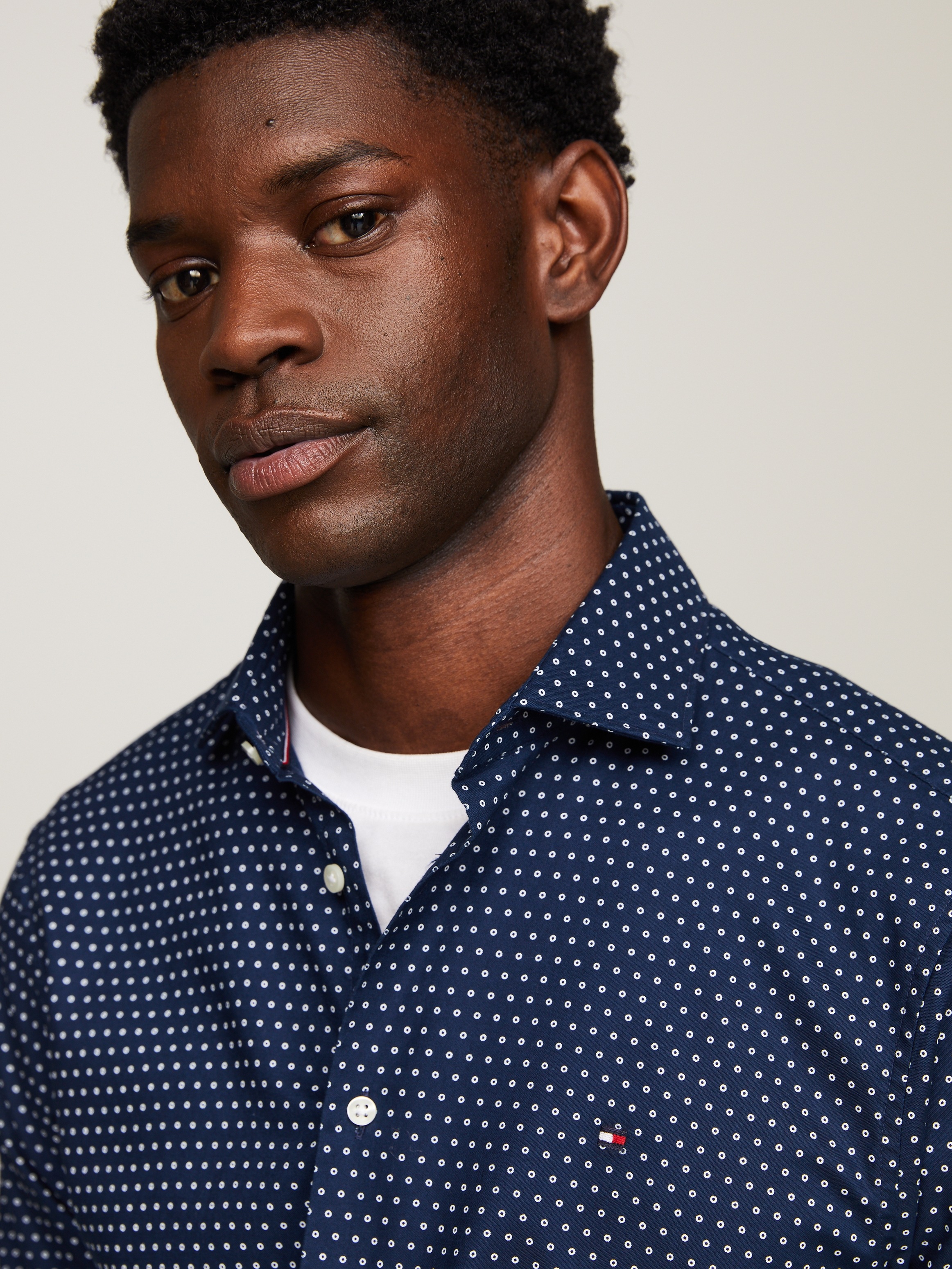 Thumbnail - Tommy Hilfiger Businesshemd "CL-W OXF CIRCLE PRINT SHIRT SF"