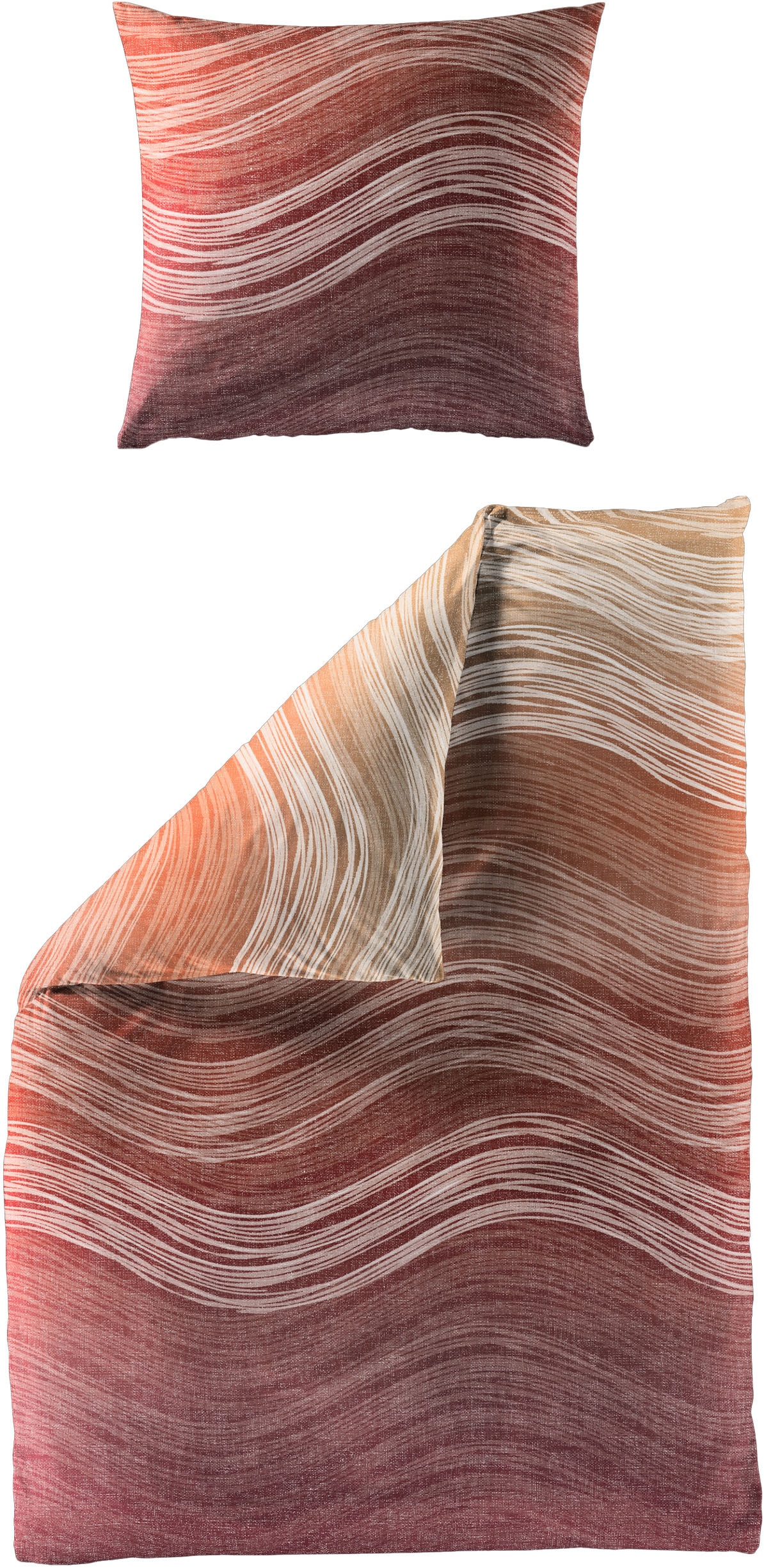 BIERBAUM Bettwäsche "4061" 2 Stk. Mako-Satin, 100 % Baumwolle, pflegeleicht günstig online kaufen