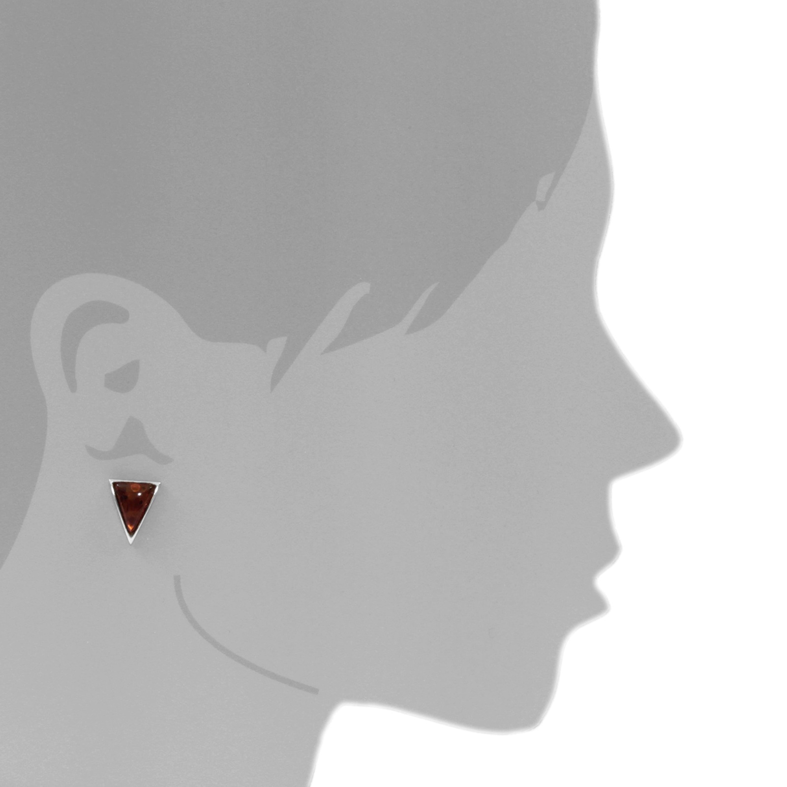 Ostsee-Schmuck Classic Earrings White 17x14mm 2