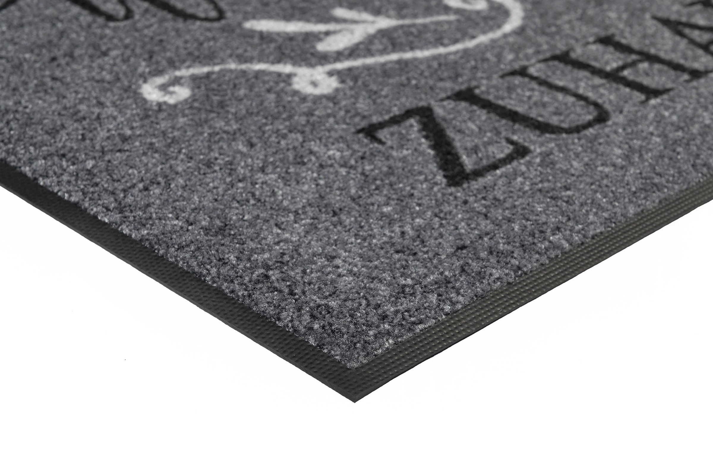 wash+dry by Kleen-Tex Fußmatte »Willkommen Zuhause«, rechteckig, 7 mm Höhe, Schmutzfangmatte, mit Spruch, In- und Outdoor geeignet, waschbar