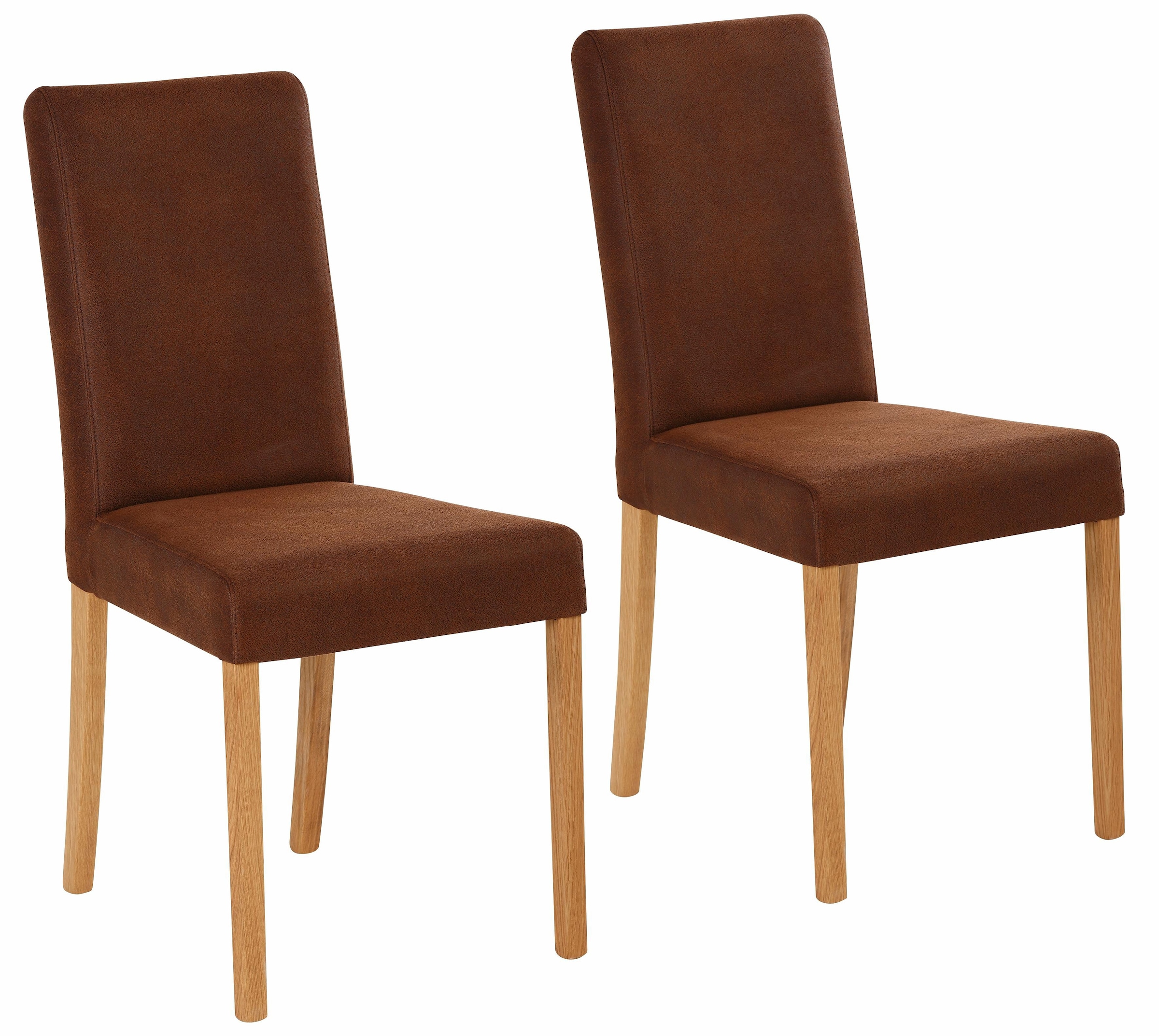 Home affaire 4-Fußstuhl "Bologna" (Set) 2 Stk.Gestell aus Massivholz günstig online kaufen