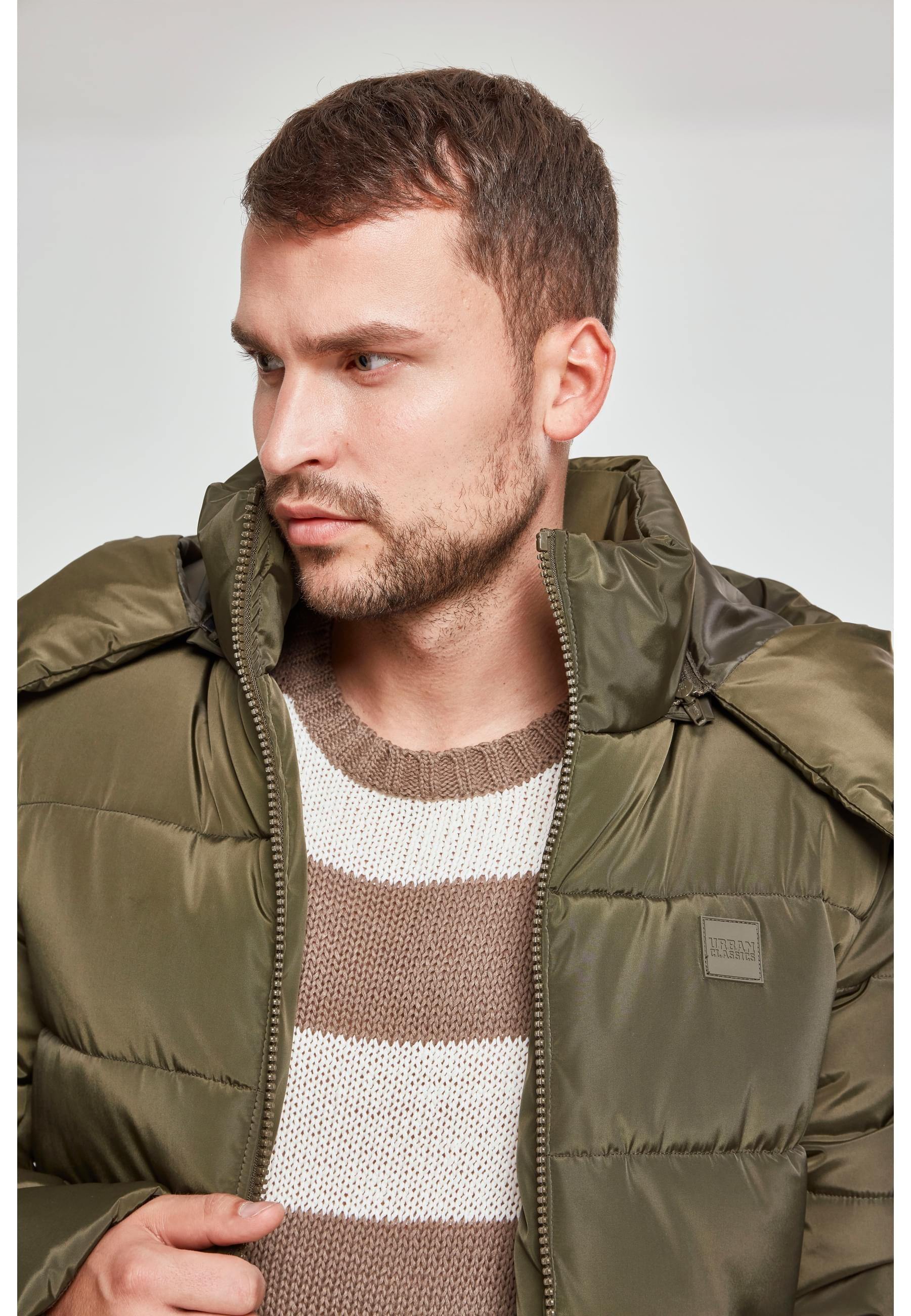 URBAN CLASSICS Allwetterjacke »Urban Classics Herren Hooded Puffer Jacket«, (1 St.), mit Kapuze