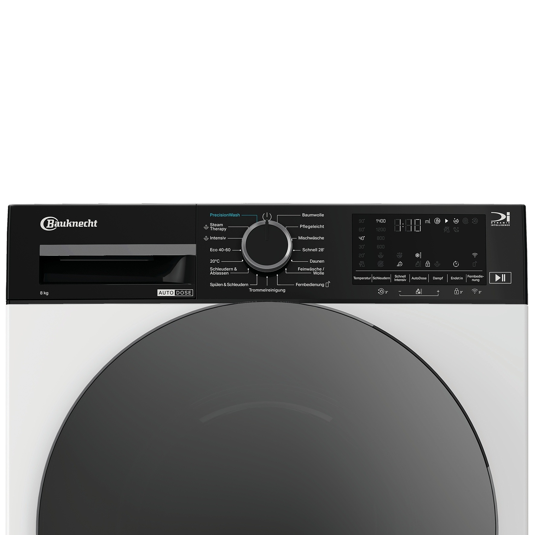 BAUKNECHT Waschmaschine »B WM 8A9 BC« 8 kg 1400 U/min Smart dosieren – kein Waschmittel verschwenden.