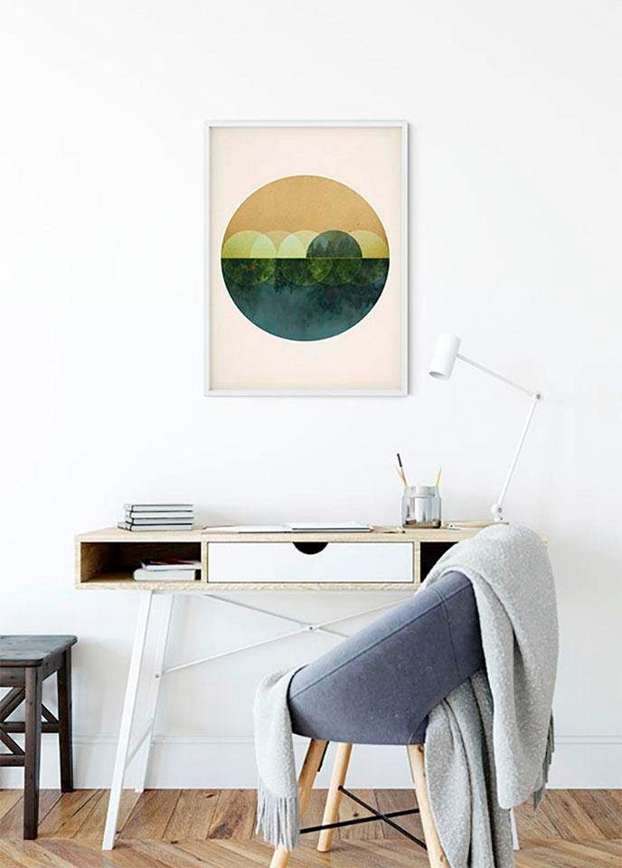 Komar Bild »Mirrors«, Abstrakt, (1 St.), Wandbild zur Dekoration - ohne Rahmen