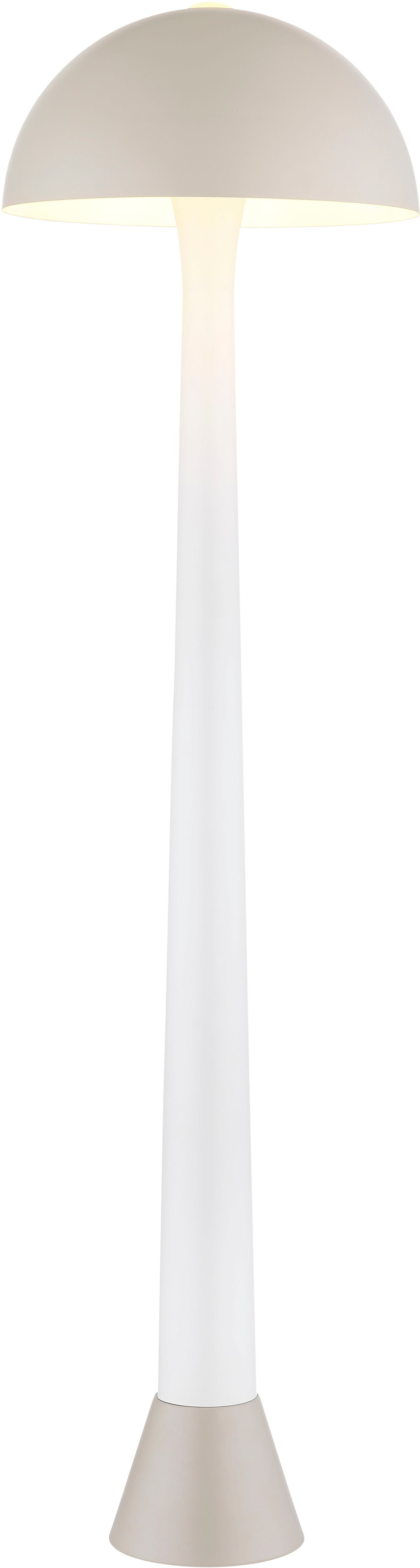 GLOBO LIGHTING Stehlampe »MERLIN« E27 1 Stk. warmweiß - kaltweiß Stehlampe mit Pilzschirm