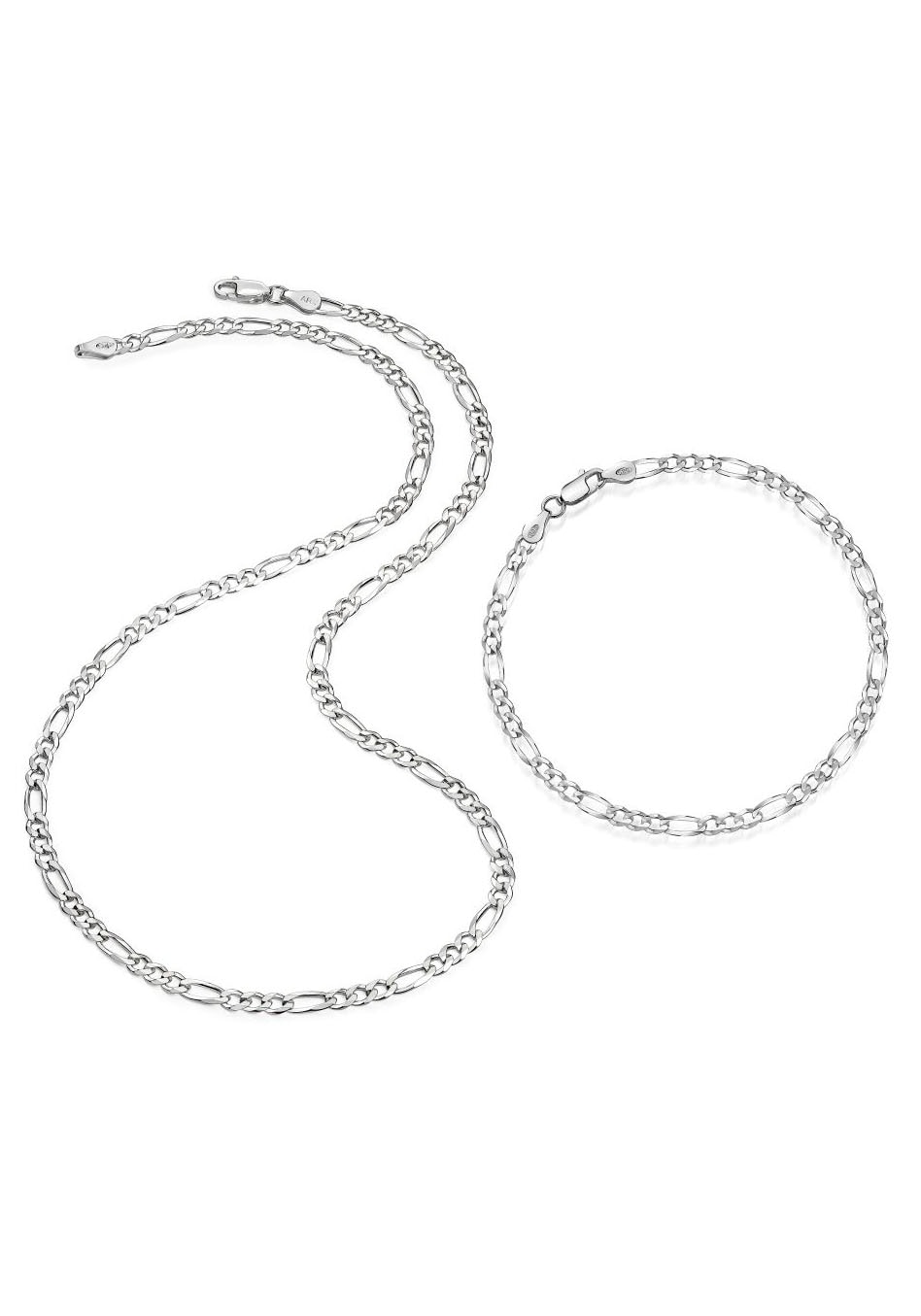 Firetti Schmuckset »Multipack Schmuck Geschenk, Figarokette Halskette+ Armband, Anlass«, (Set, 2 tlg.) online bestellen | BAUR