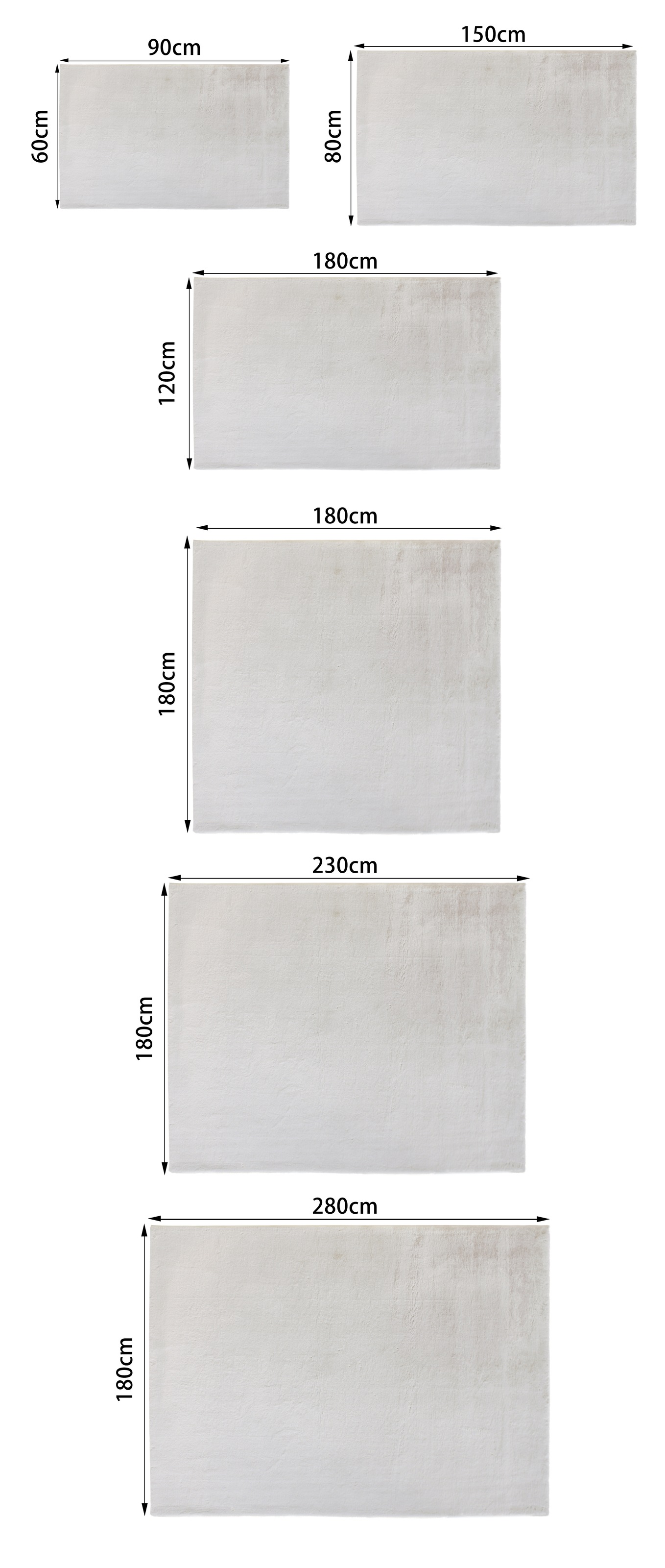 Leonique Fellteppich »Balu«, rechteckig, 20 mm Höhe, Kunstfell in Kaninchenfell Haptik, fußbodenheizungsgeeignet, pflegeleicht, ideale Teppiche für Wohnzimmer, Schlafzimmer, Esszimmer, Arbeitszimmer