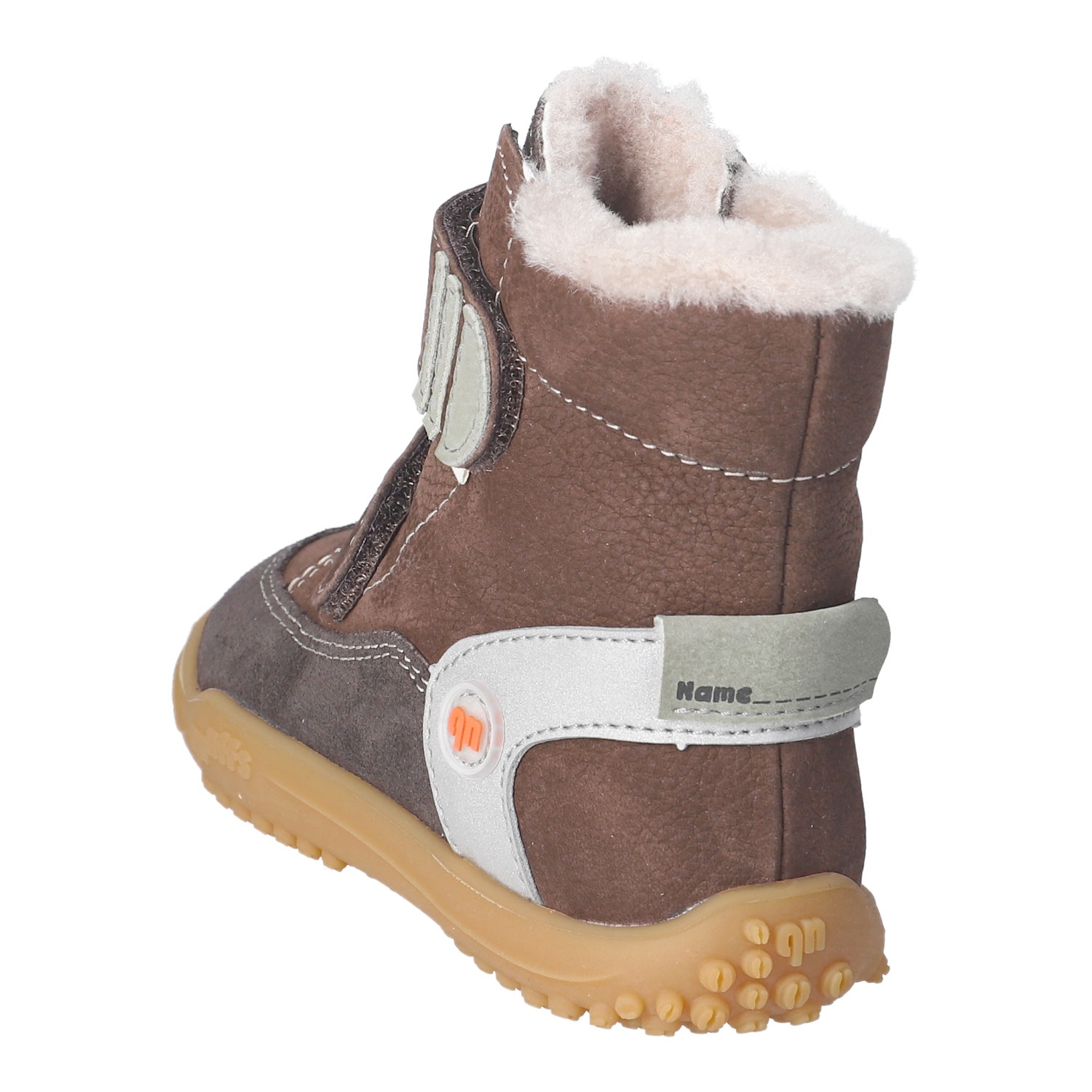 qnuffs Barfußschuh »EIBE«  Winterboots, mit wasserdichter TEX-Ausstattung, mit Namensschild