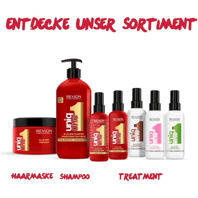 REVLON PROFESSIONAL Haarpflege-Set »Uniqone All In One Hair Leave-in Pflege  Treatment Classic Duopack Set«, (Spar-Set, 2 tlg.), Limited Edition | BAUR